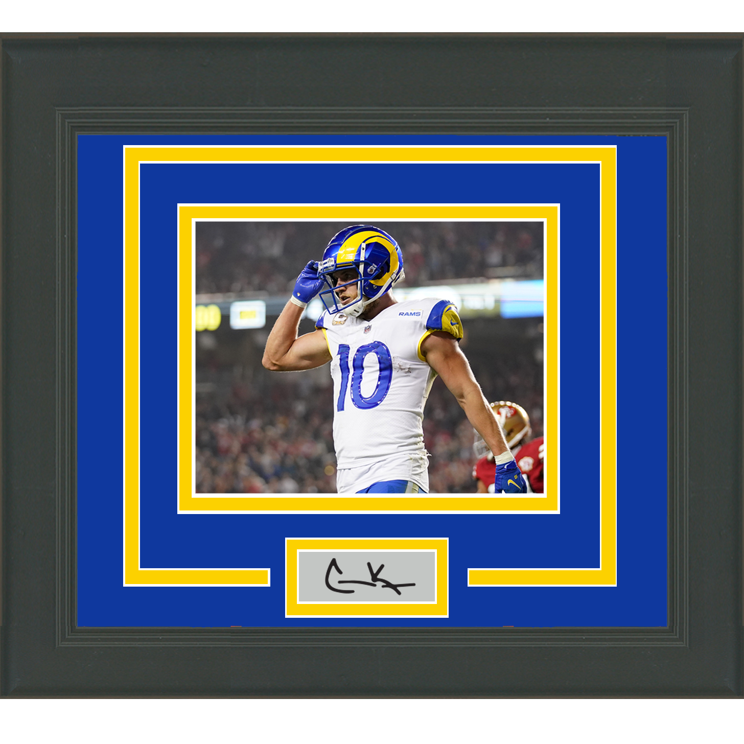 Cooper Kupp Autographed and Framed Los Angeles Rams Jersey