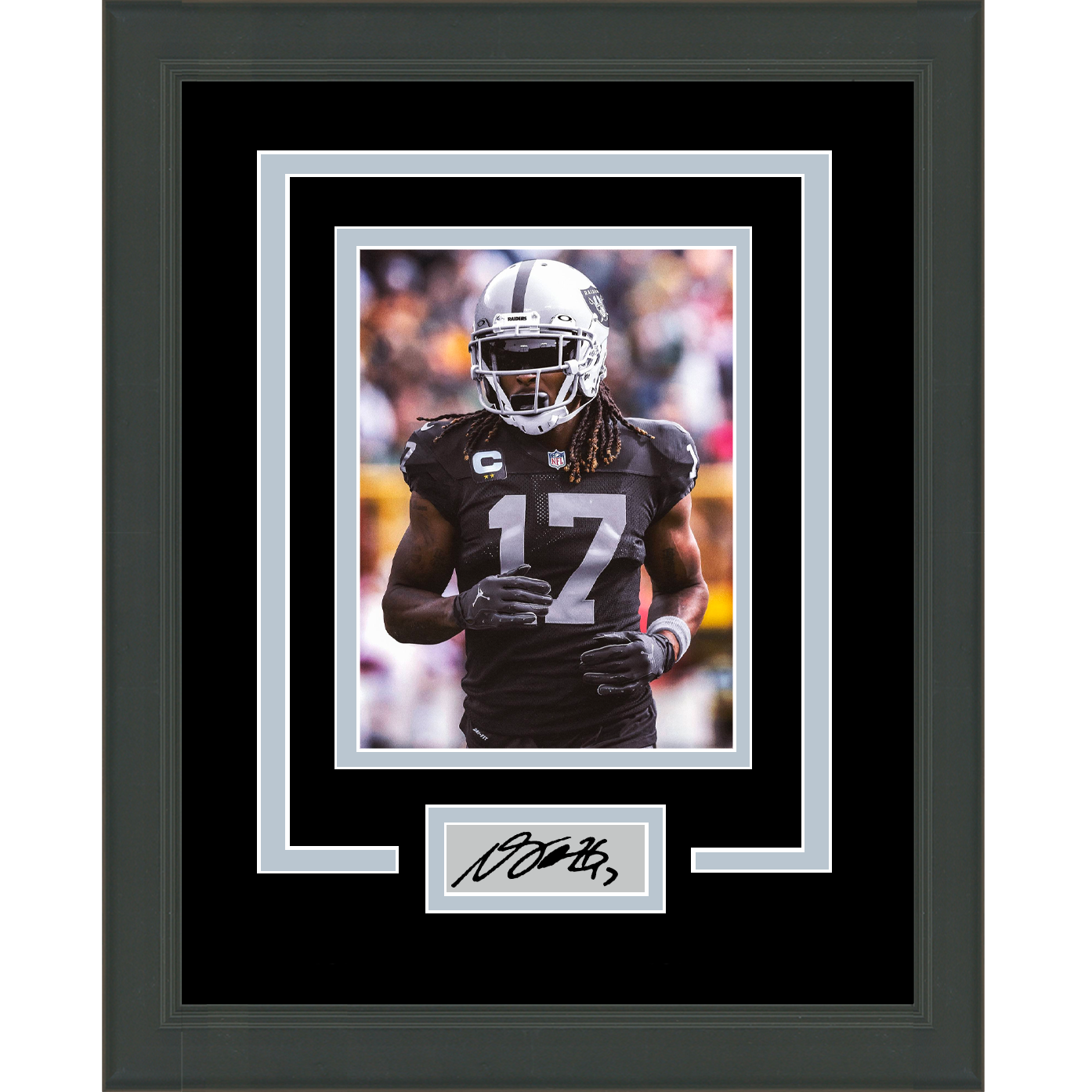 Davante Adams Las Vegas Raiders Facsimile Signature Framed 11 x 14 Spotlight Photograph