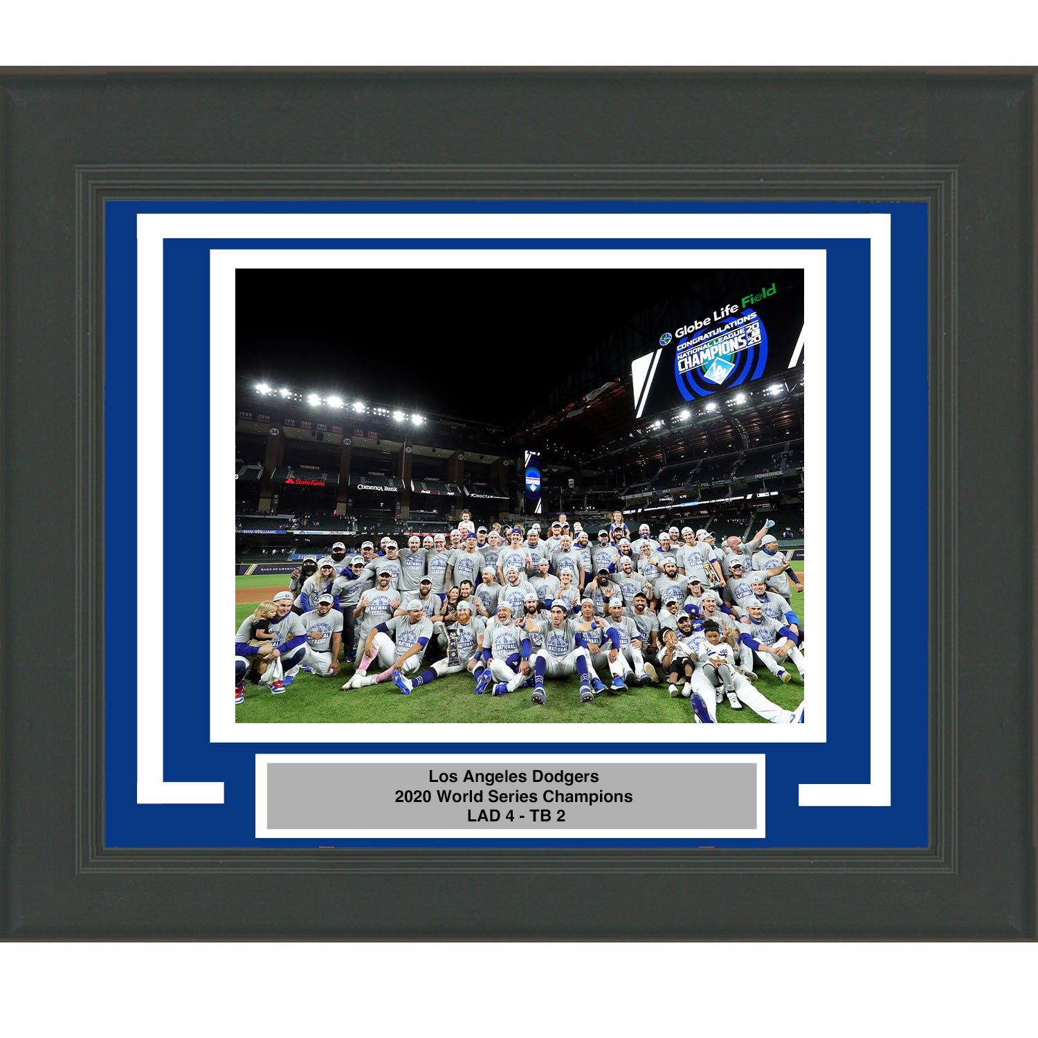 Buy LA Dodgers Framed Autographed 2020 World Series Champions