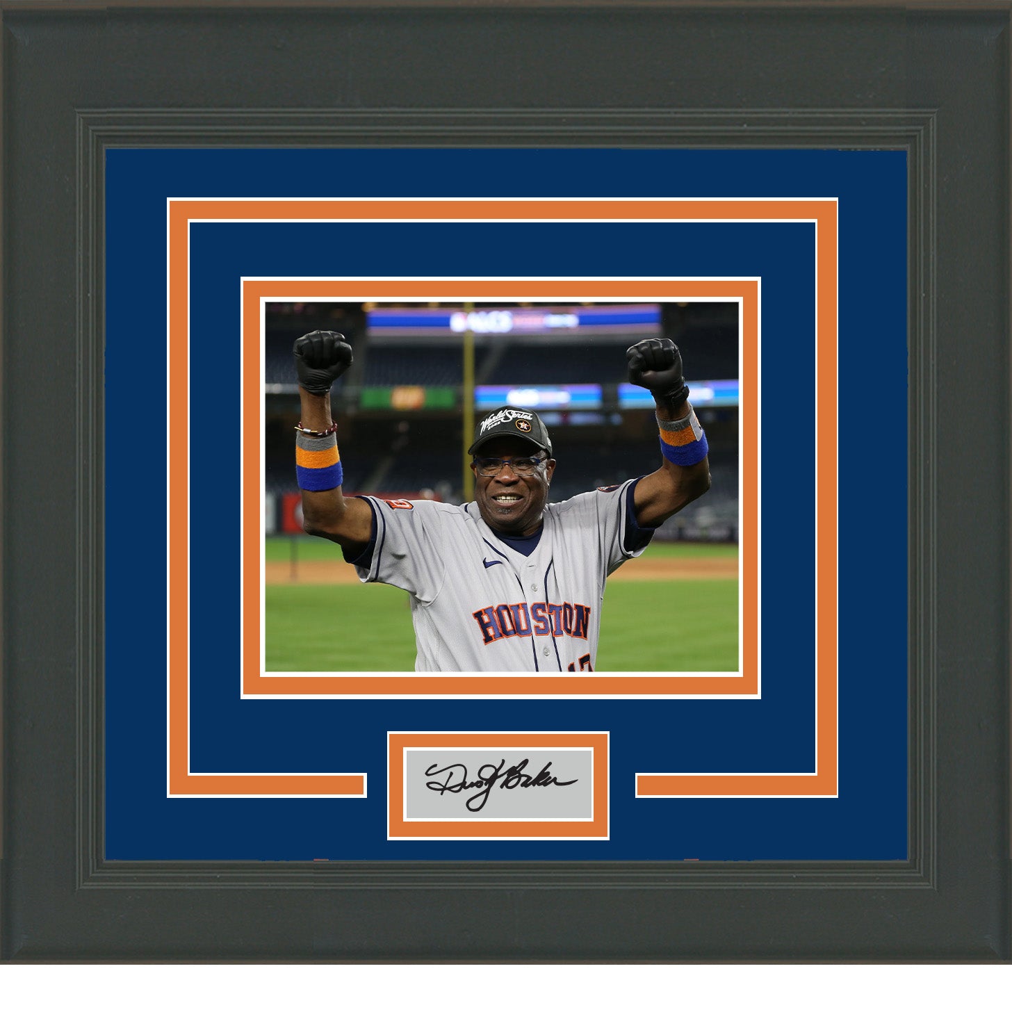 Framed Dusty Baker World Series Champ Facsimile Laser Engraved Signature  Auto Houston Astros 15x16 Baseball Photo - Hall of Fame Sports Memorabilia