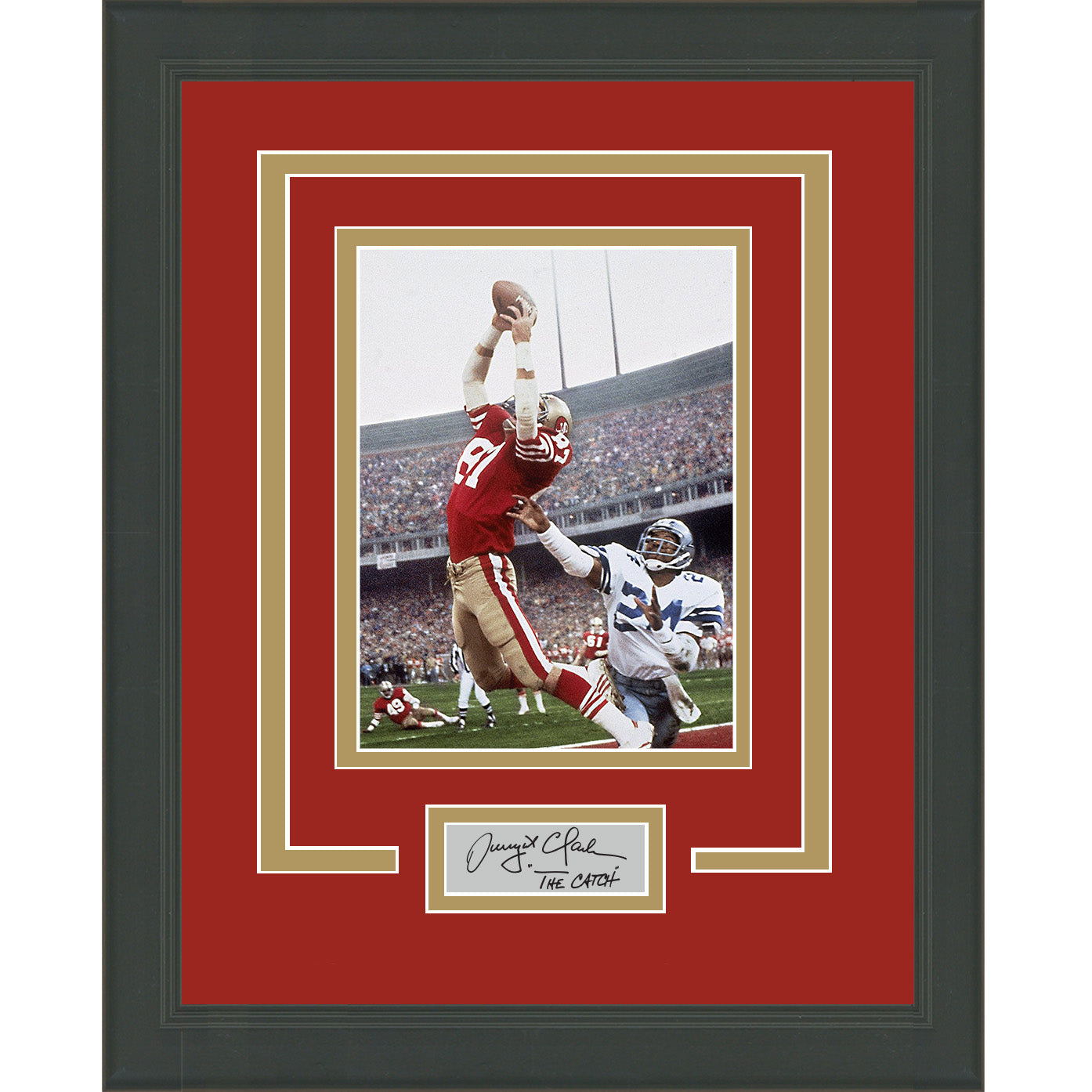 Dwight Clark Autographed Signed Framed San Francisco 49ers 