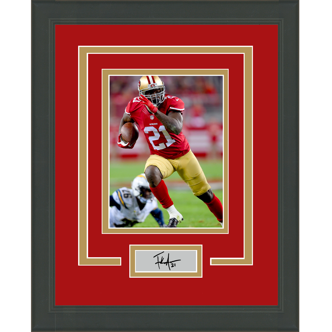 Frank Gore Autographed and Framed San Francisco 49ers Jersey