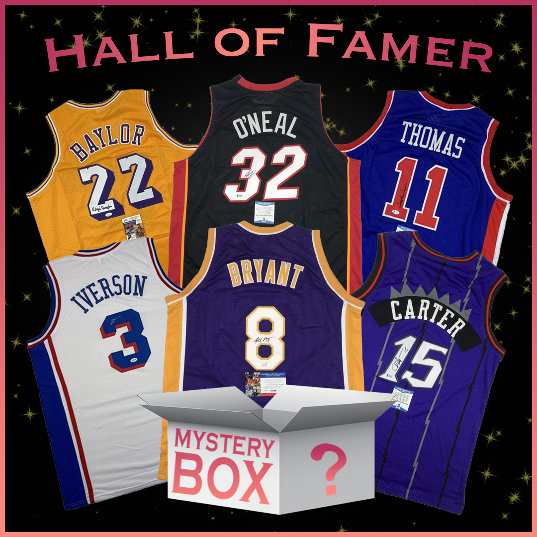 Hall of Famers Autographed Basketball Jersey Mystery Box - Hall of Fame  Sports Memorabilia
