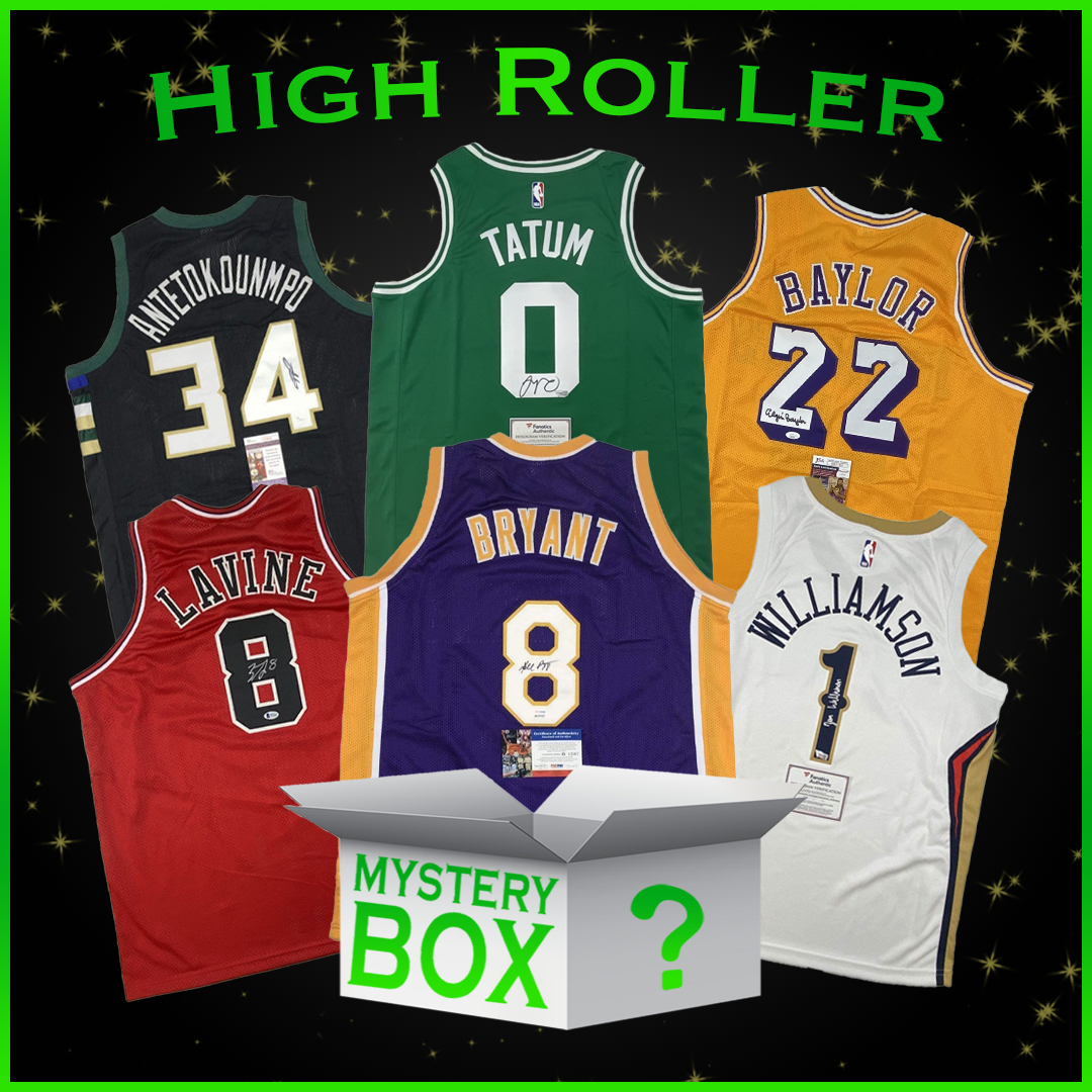 Autographed Football Jersey Mystery Box GOLD Series 2 - Hall of Fame Sports  Memorabilia