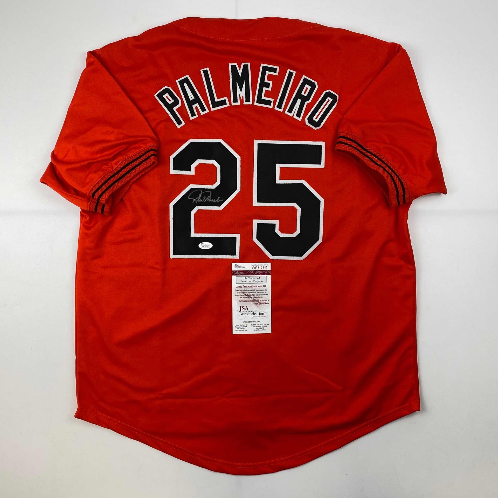 Jim Palmer Signed Baltimore Grey Baseball Jersey (Beckett)