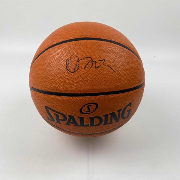 Autographed/Signed ANTHONY DAVIS LA Lakers Spalding Basketball JSA COA Holo