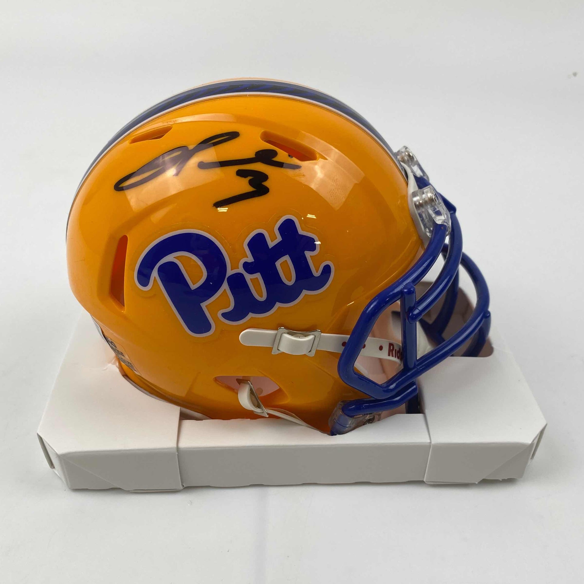 Autographed/Signed Damar Hamlin Pittsburgh Panthers Mini College