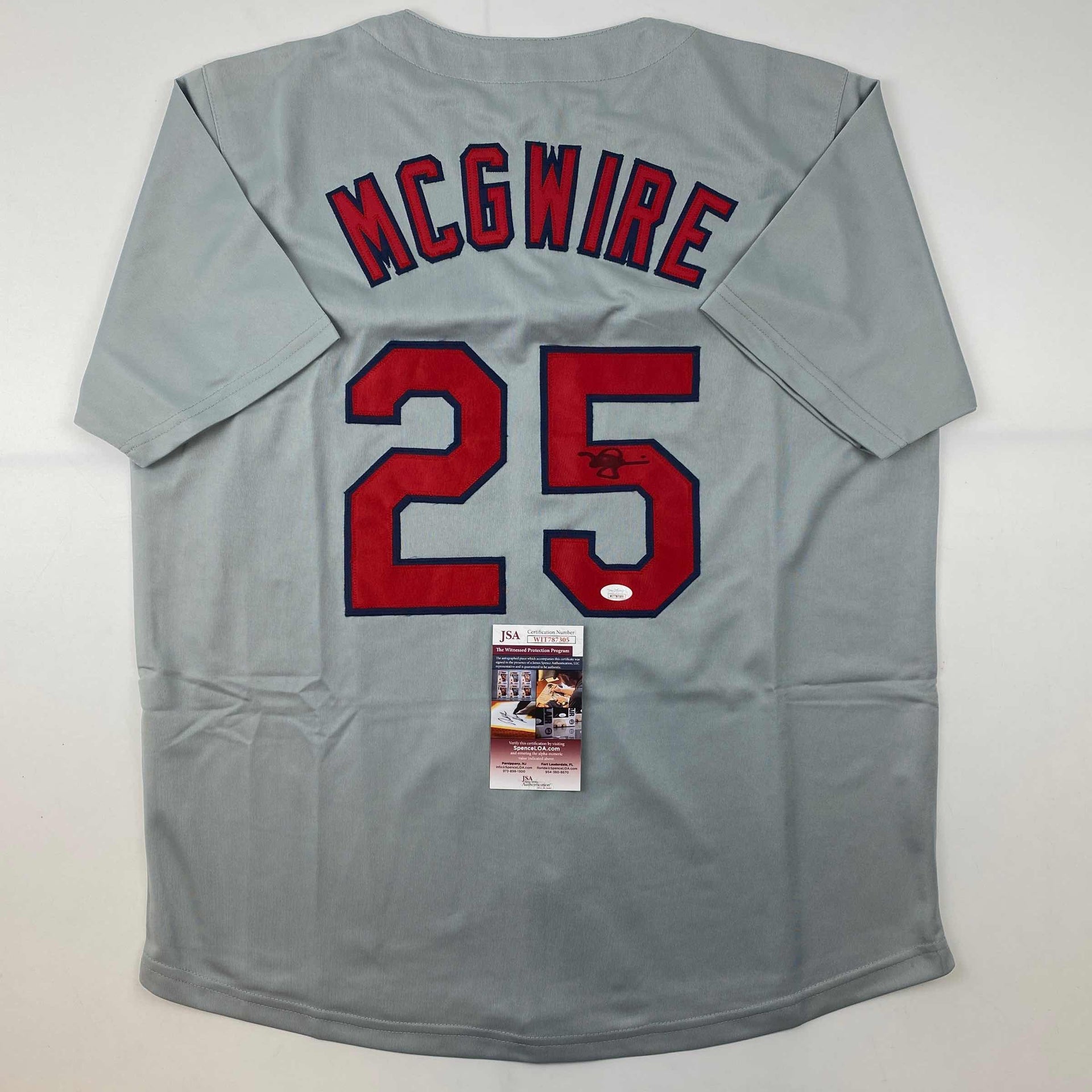 Mark McGwire Receives 50th Jersey