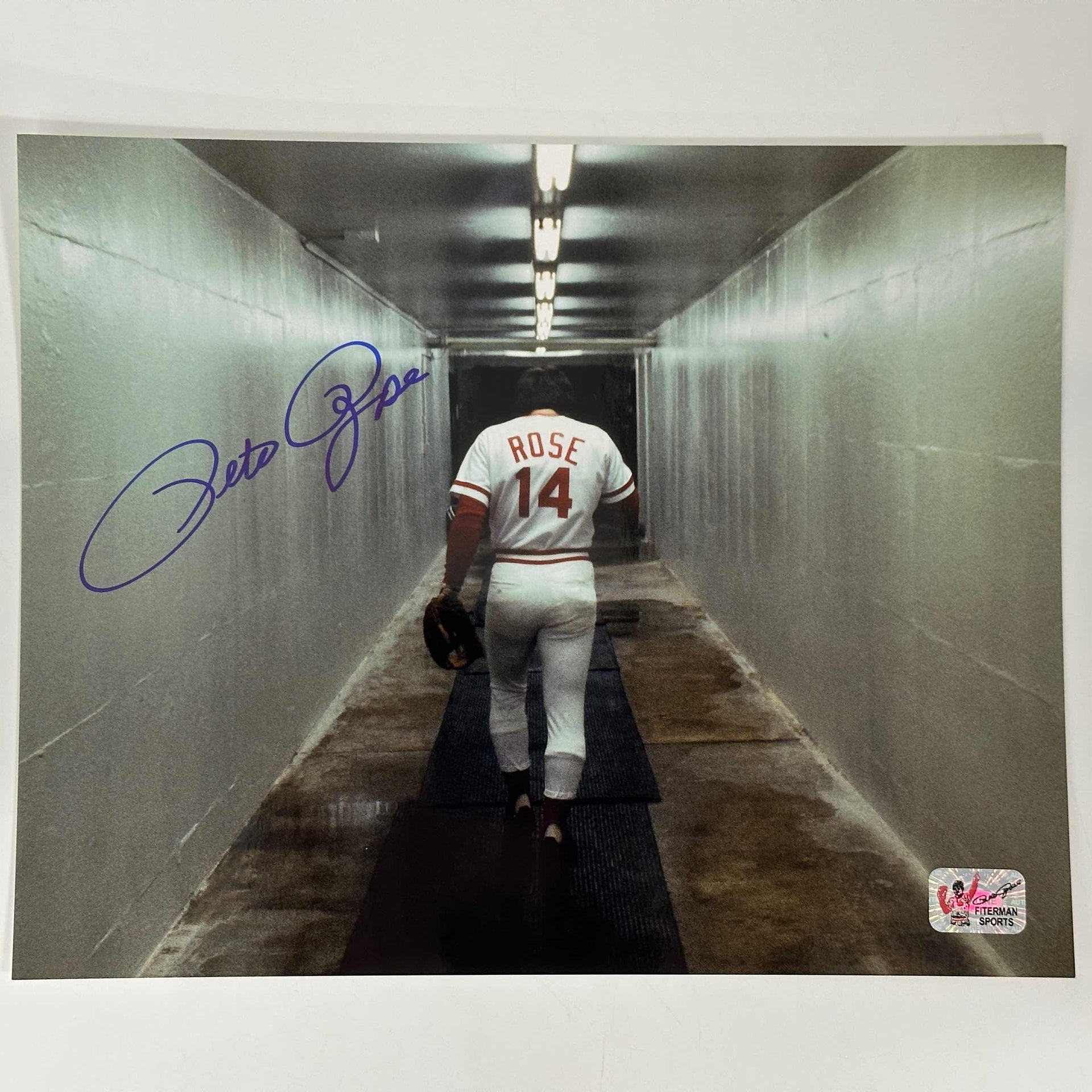 Autographed/Signed Barry Larkin Cincinnati Grey Pinstripe Baseball Jersey  Becket