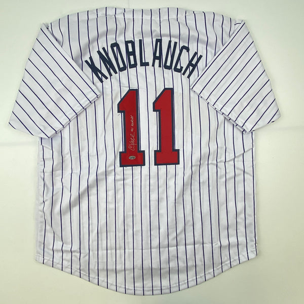 Joe Mauer Signed Minnesota Twins Jersey (JSA COA) 6x All Star