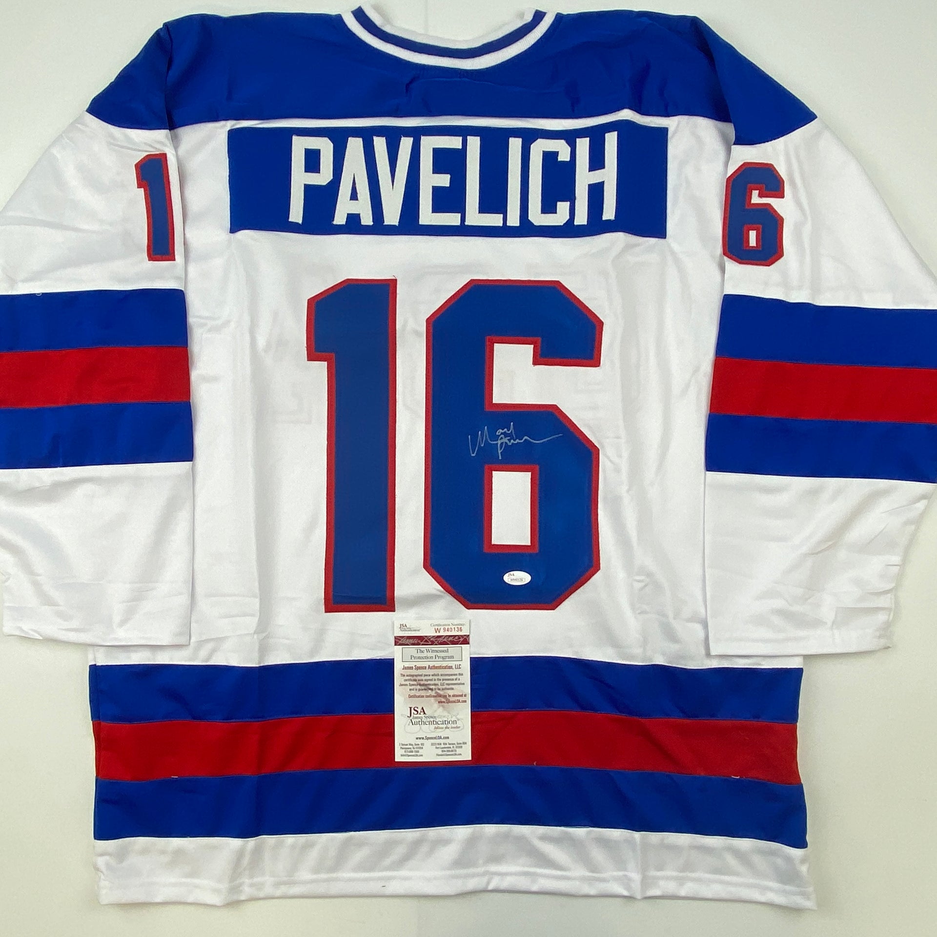 1980 Team USA Hockey Miracle on Ice Jersey Signed by (15) with