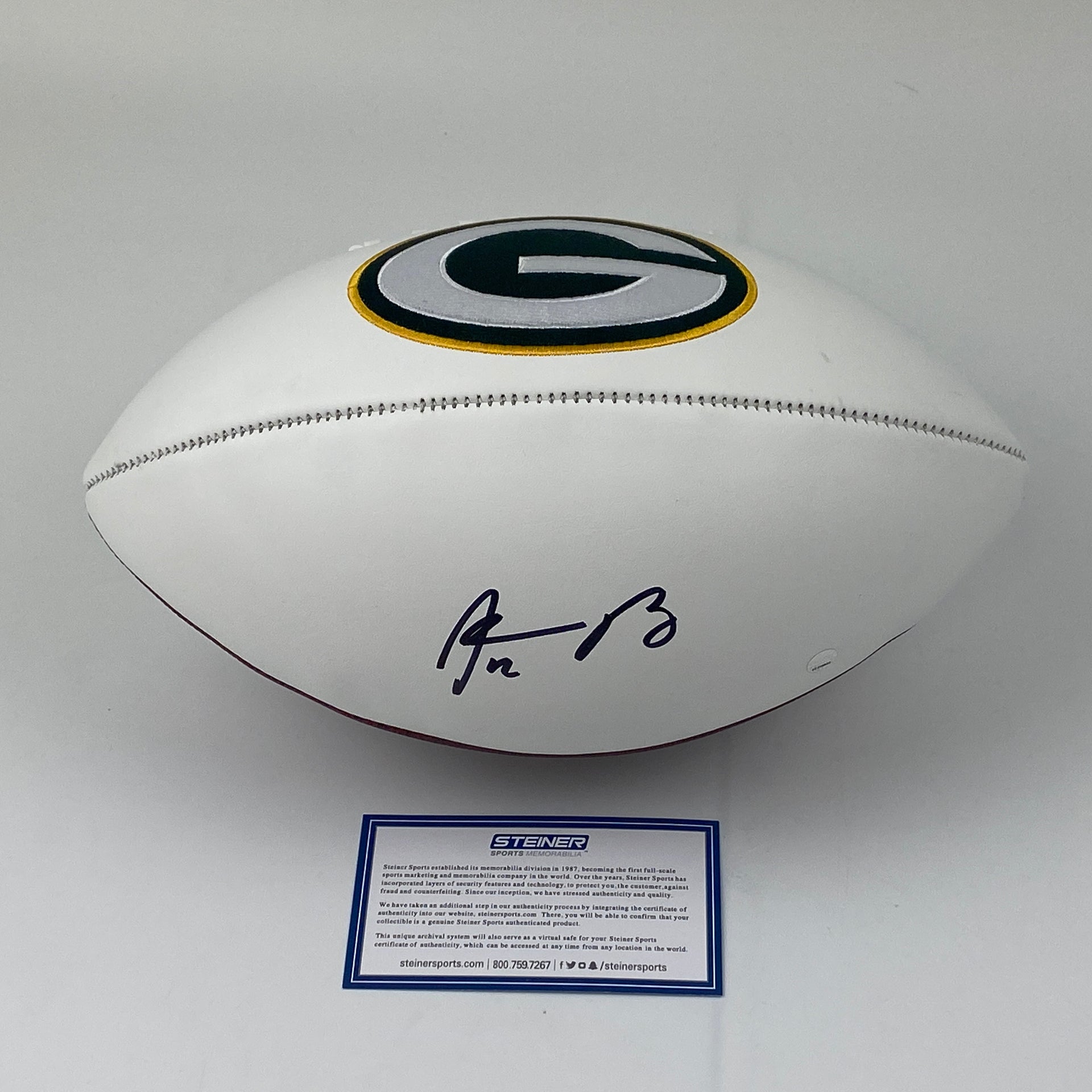 Aaron Rodgers Green Bay Packers Signed Autographed White #12