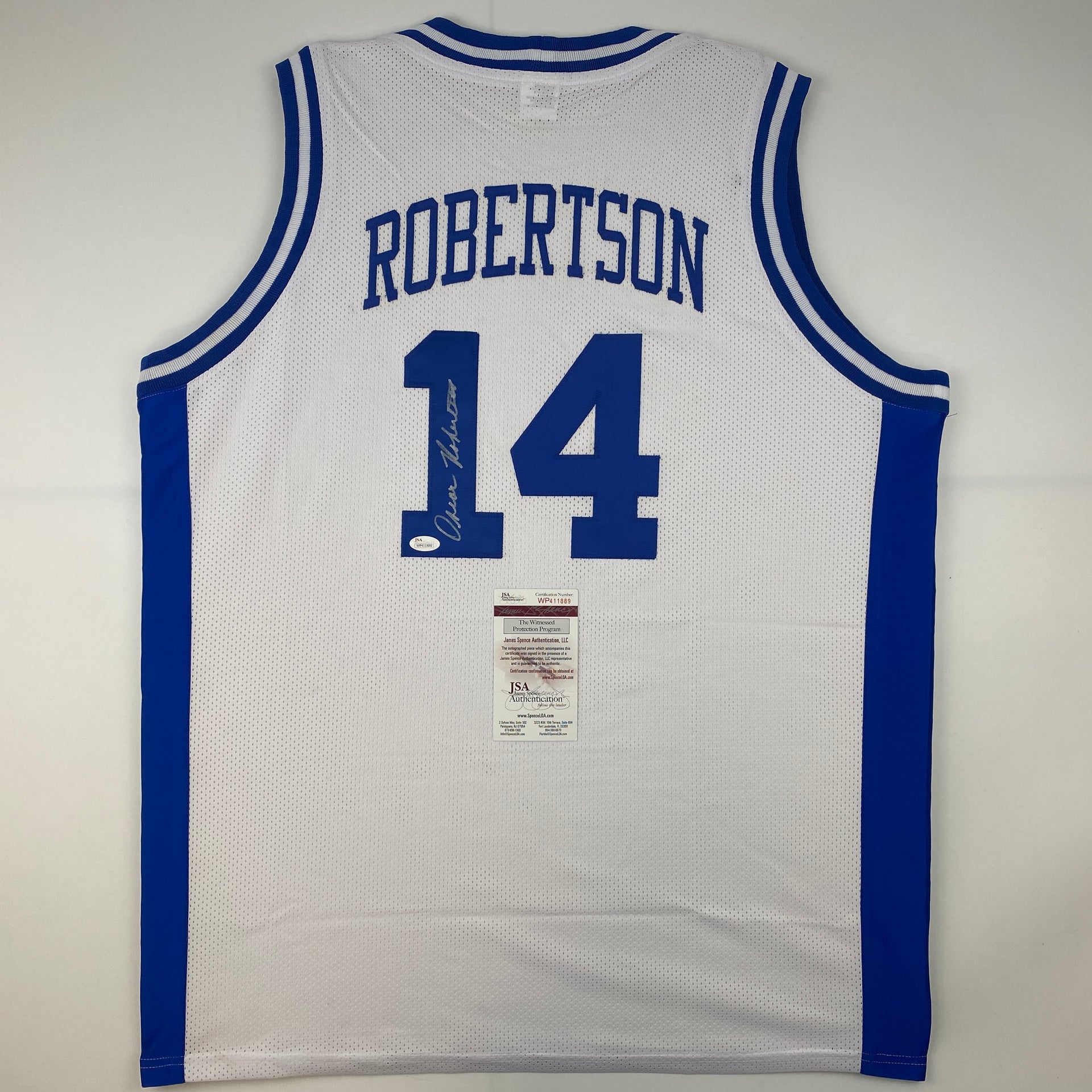 Oscar Robertson Signed Jersey (PSA COA)