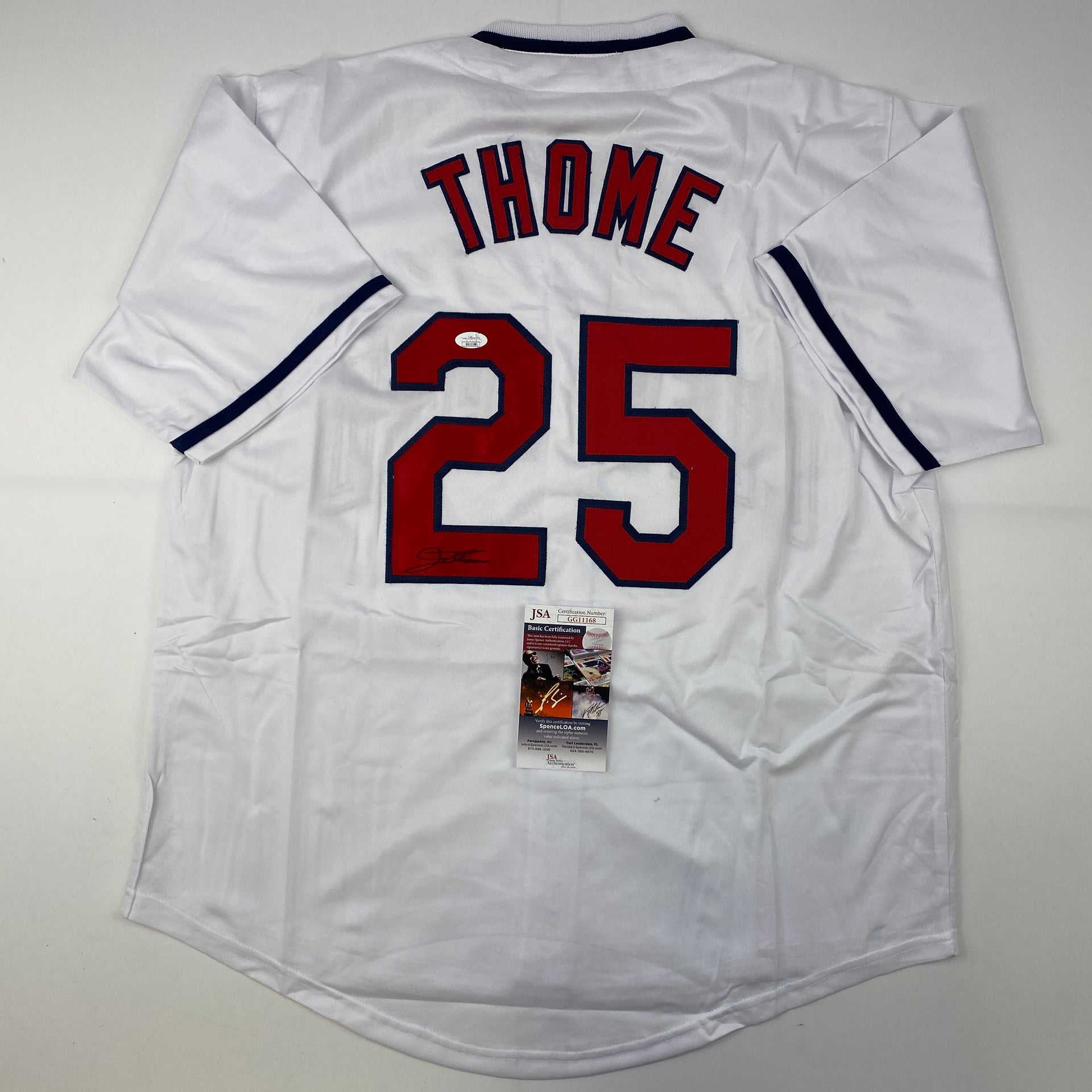 Autographed/Signed Andruw Jones Atlanta White Baseball Jersey JSA COA at  's Sports Collectibles Store