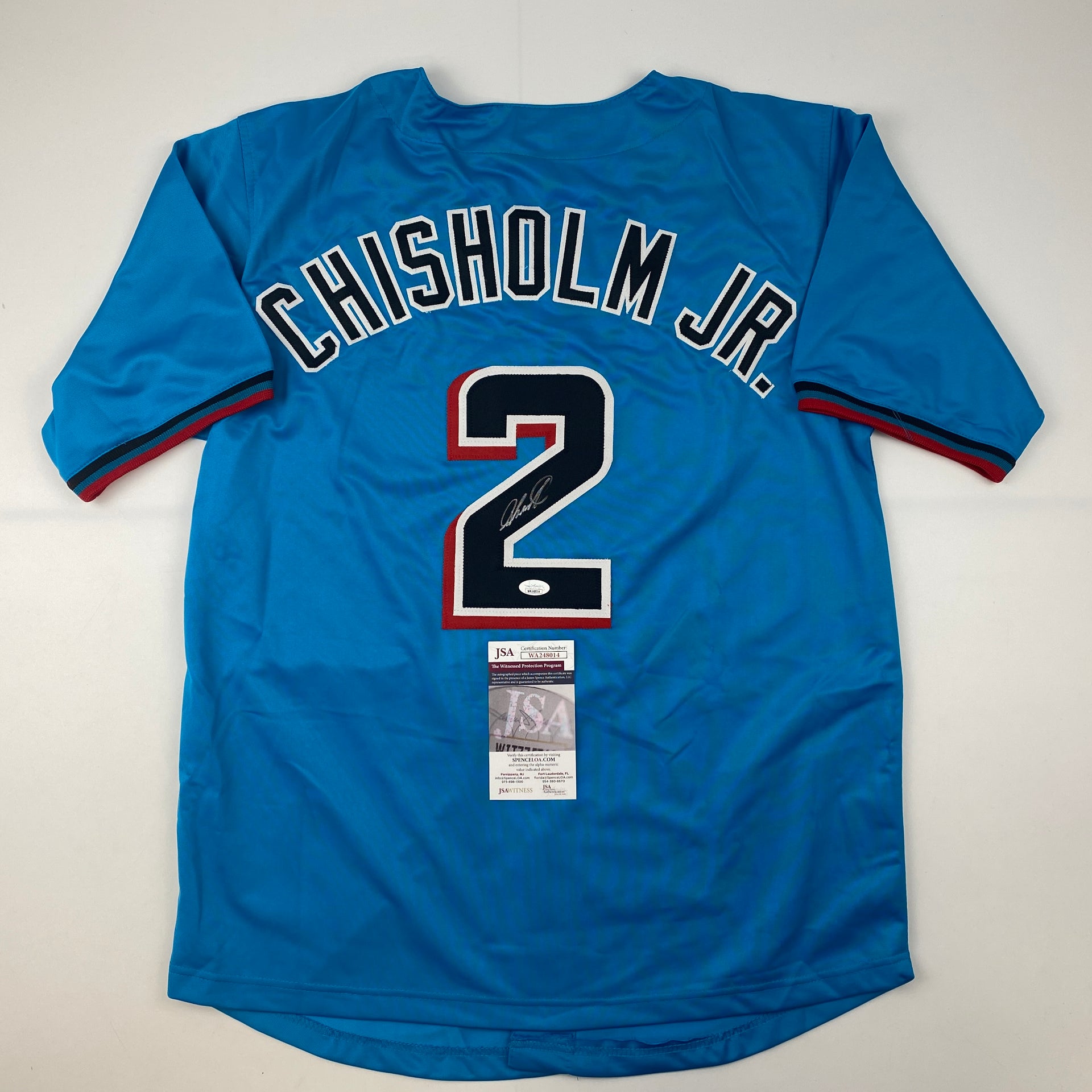 Jazz Chisholm Jr. Signed Jersey (Beckett)