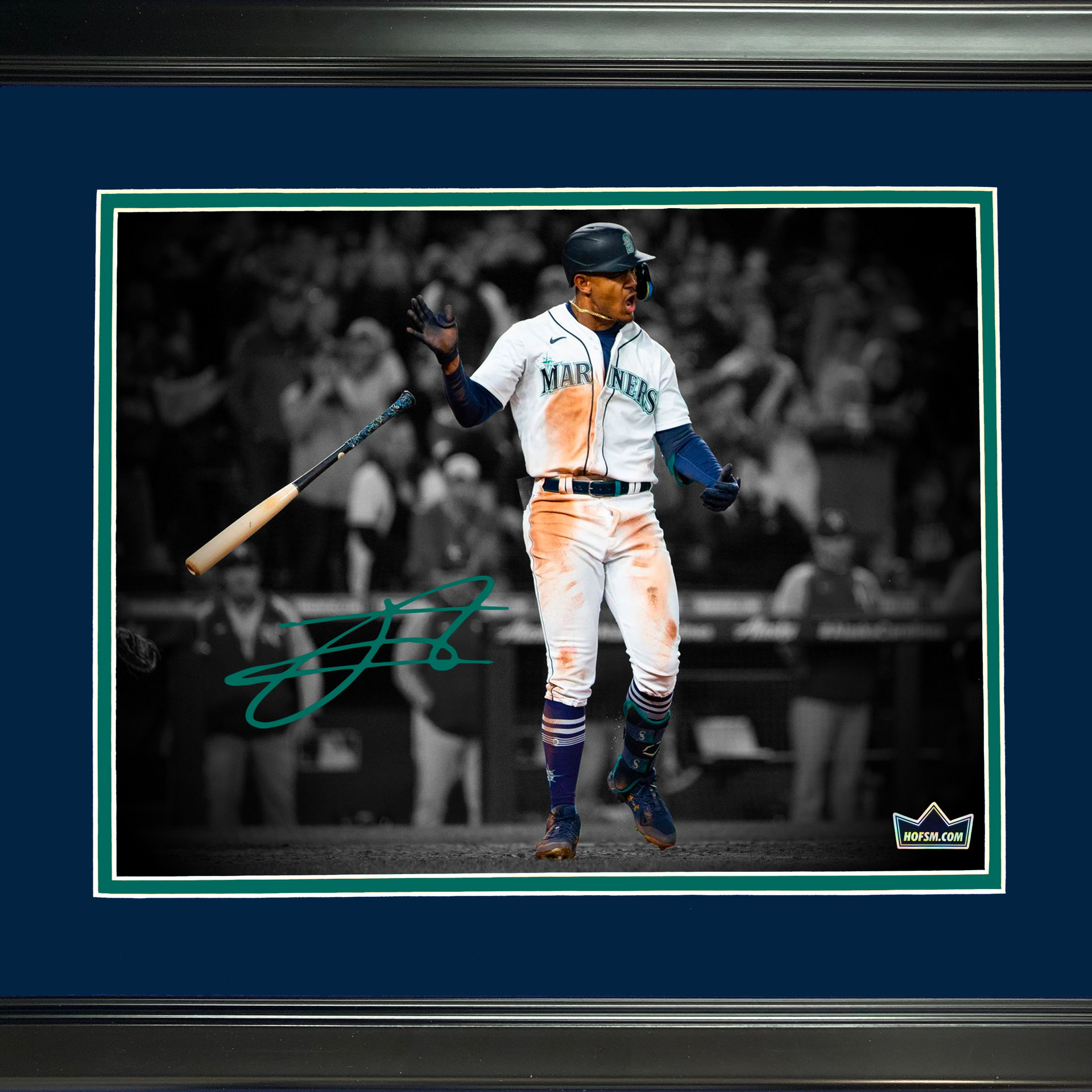 Framed Julio Rodriguez Seattle Mariners Autographed 2023 MLB All