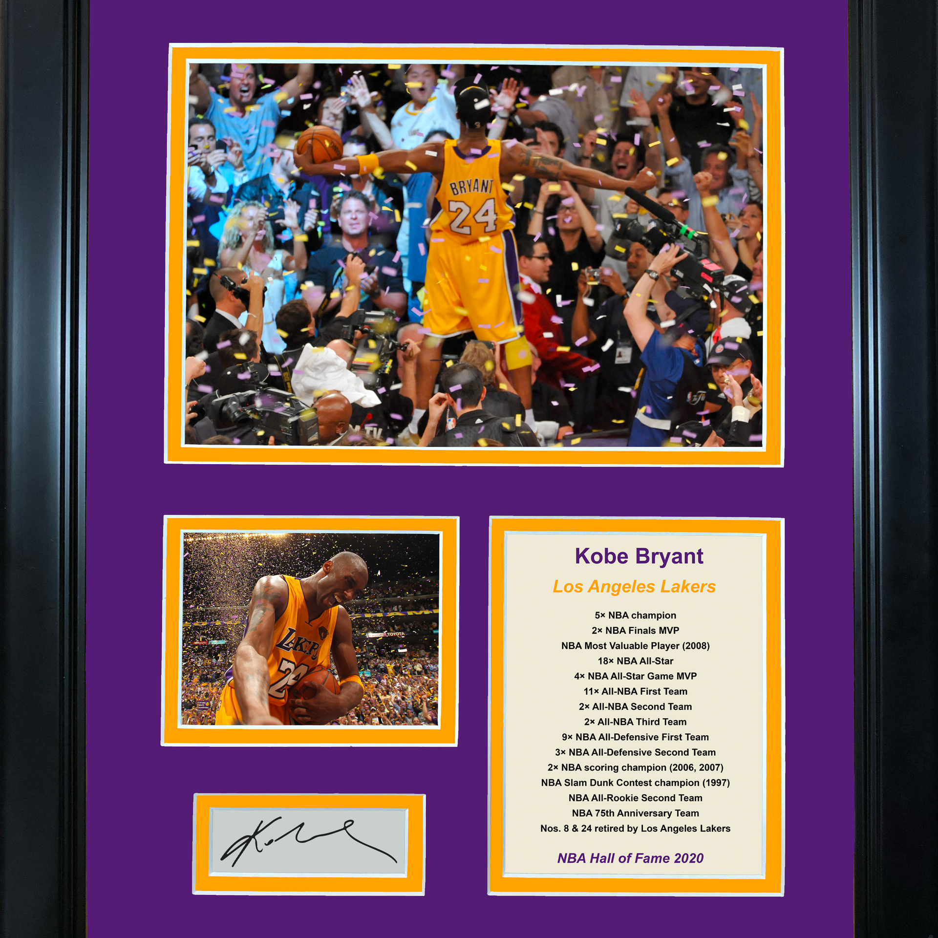 Kobe Bryant Rookie Signed Authentic Los Angeles Lakers Jersey Huge Sig JSA  COA