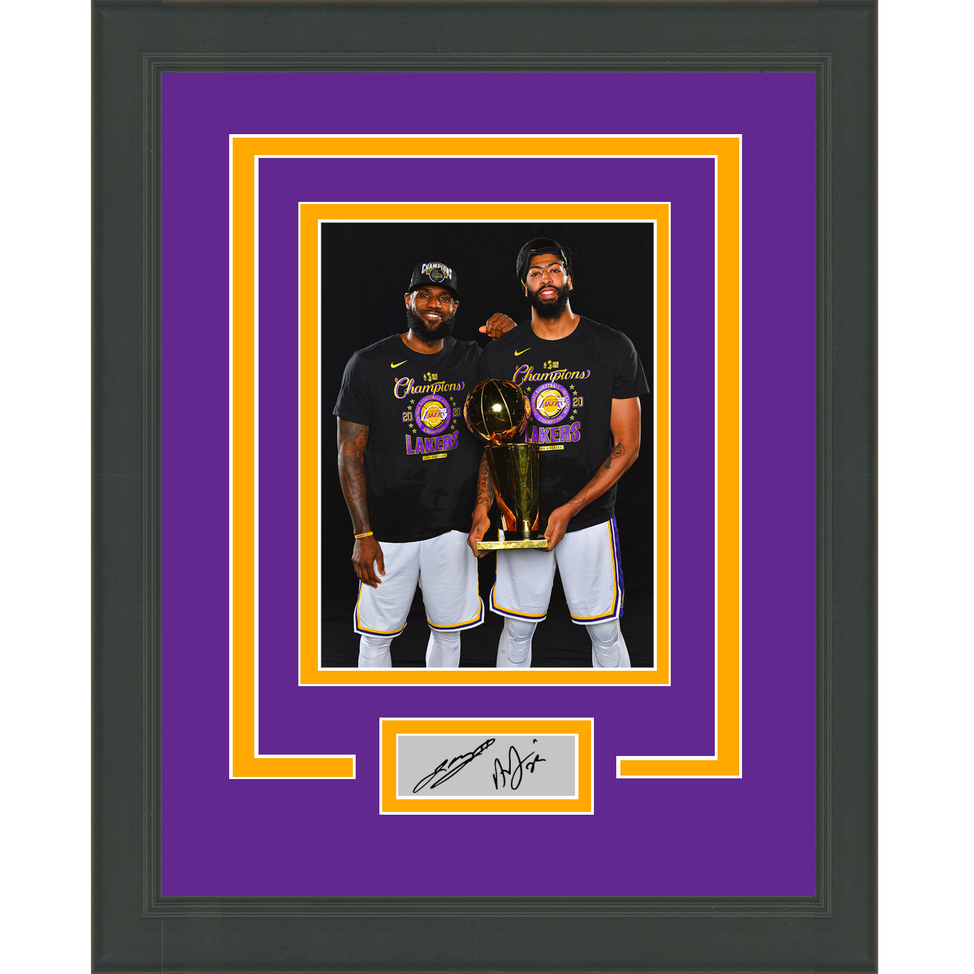 LeBron James Signed Lakers The Show Custom Framed Photo (UDA)