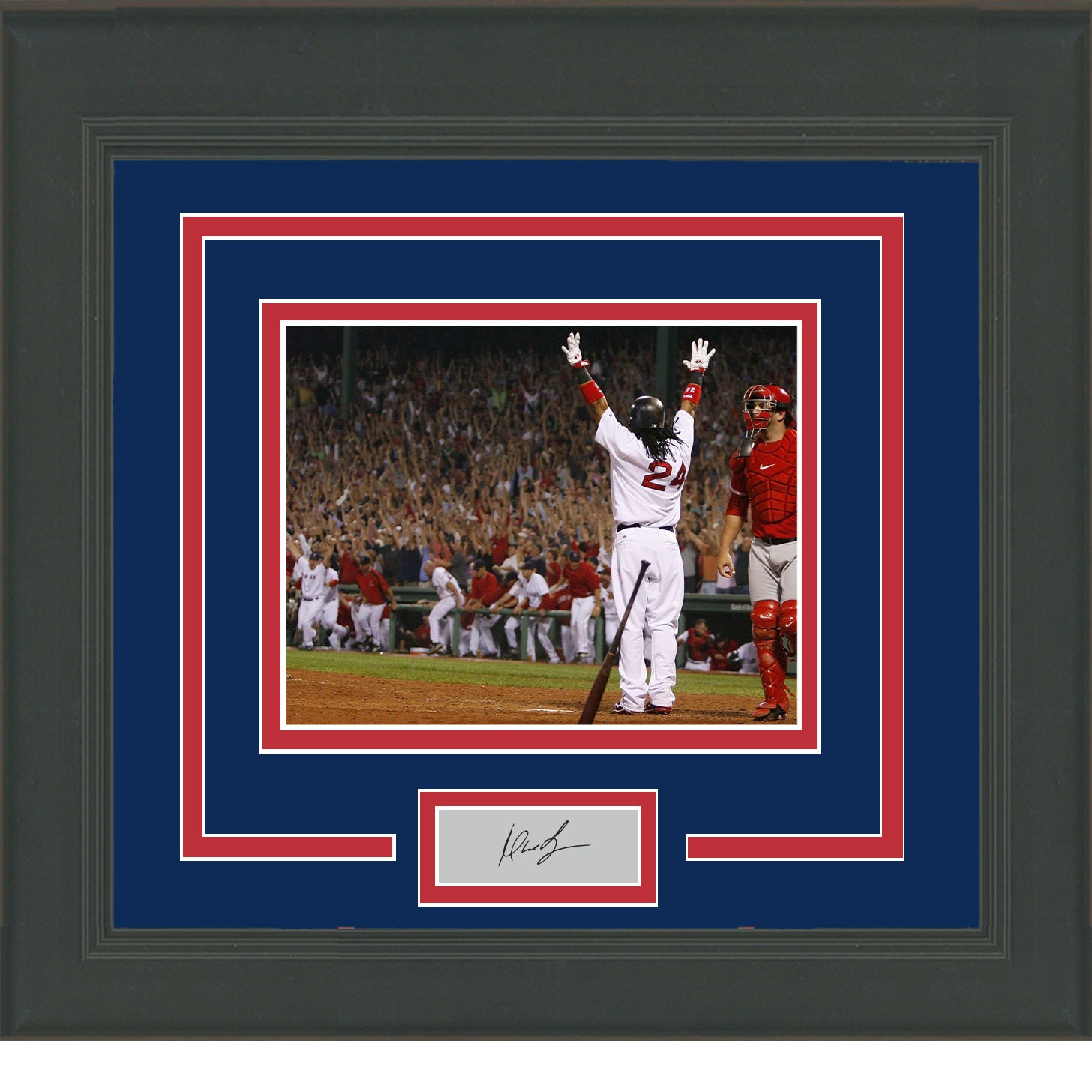 Manny Ramirez autographed Jersey (Boston Red Sox)