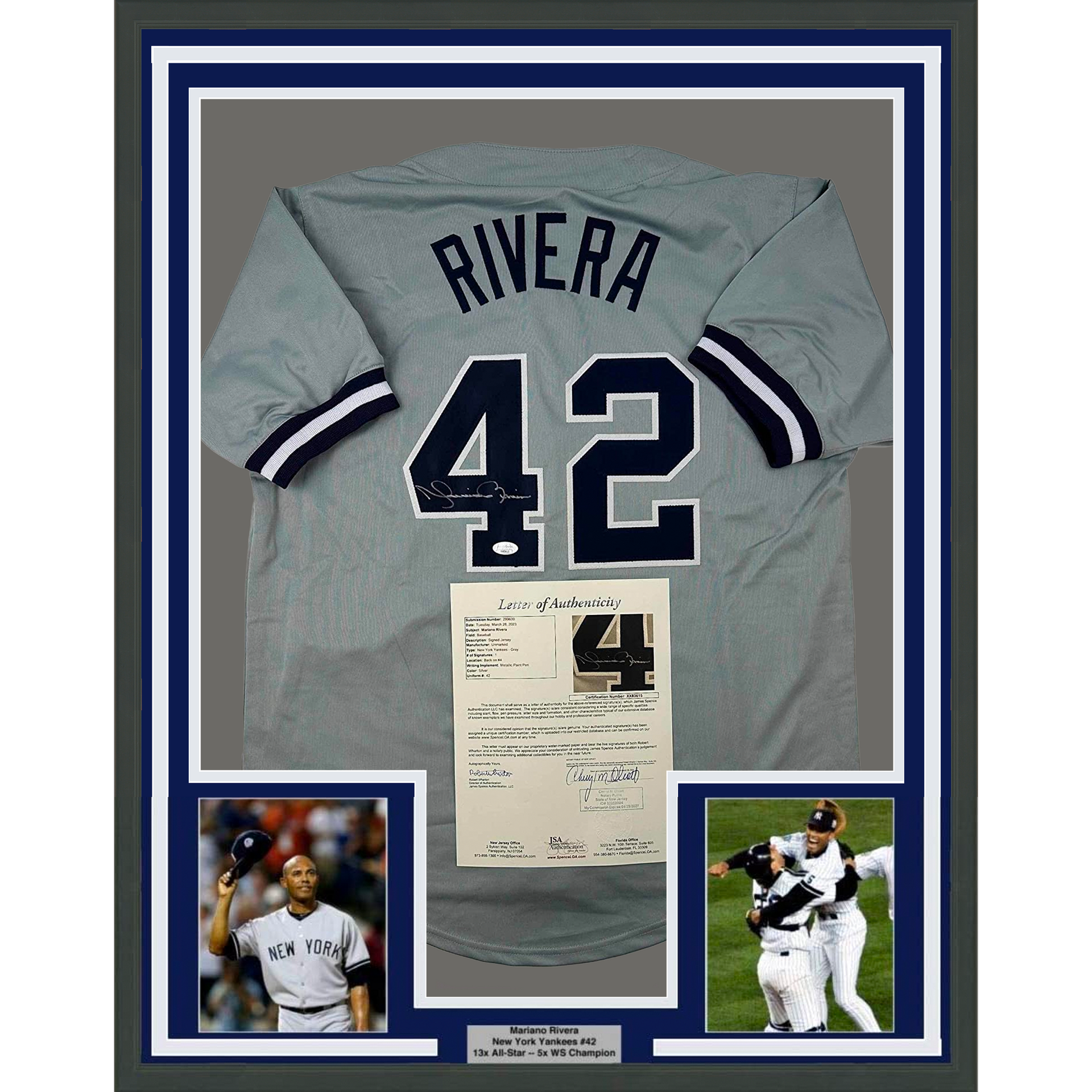 MLB Mariano Rivera Signed Jerseys, Collectible Mariano Rivera Signed Jerseys