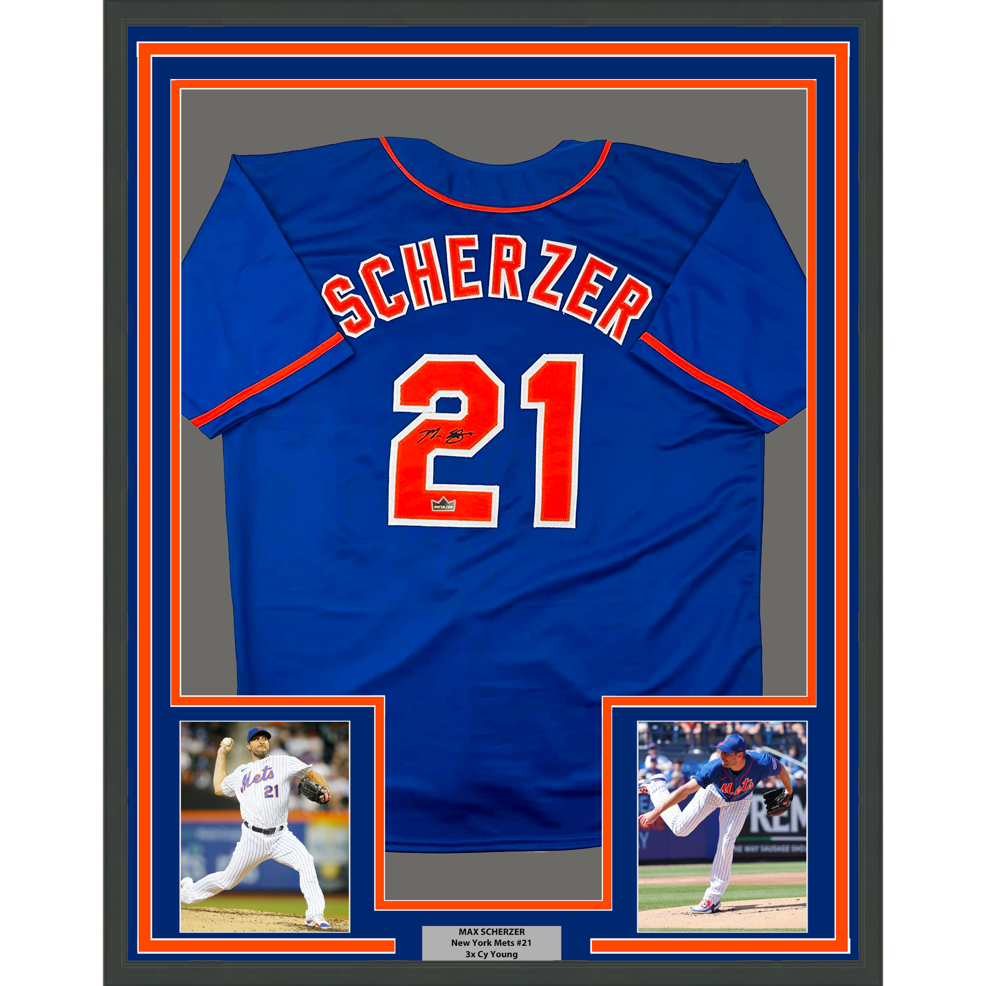 Max Scherzer Signed Autographed Jersey New York Mets MLB COA