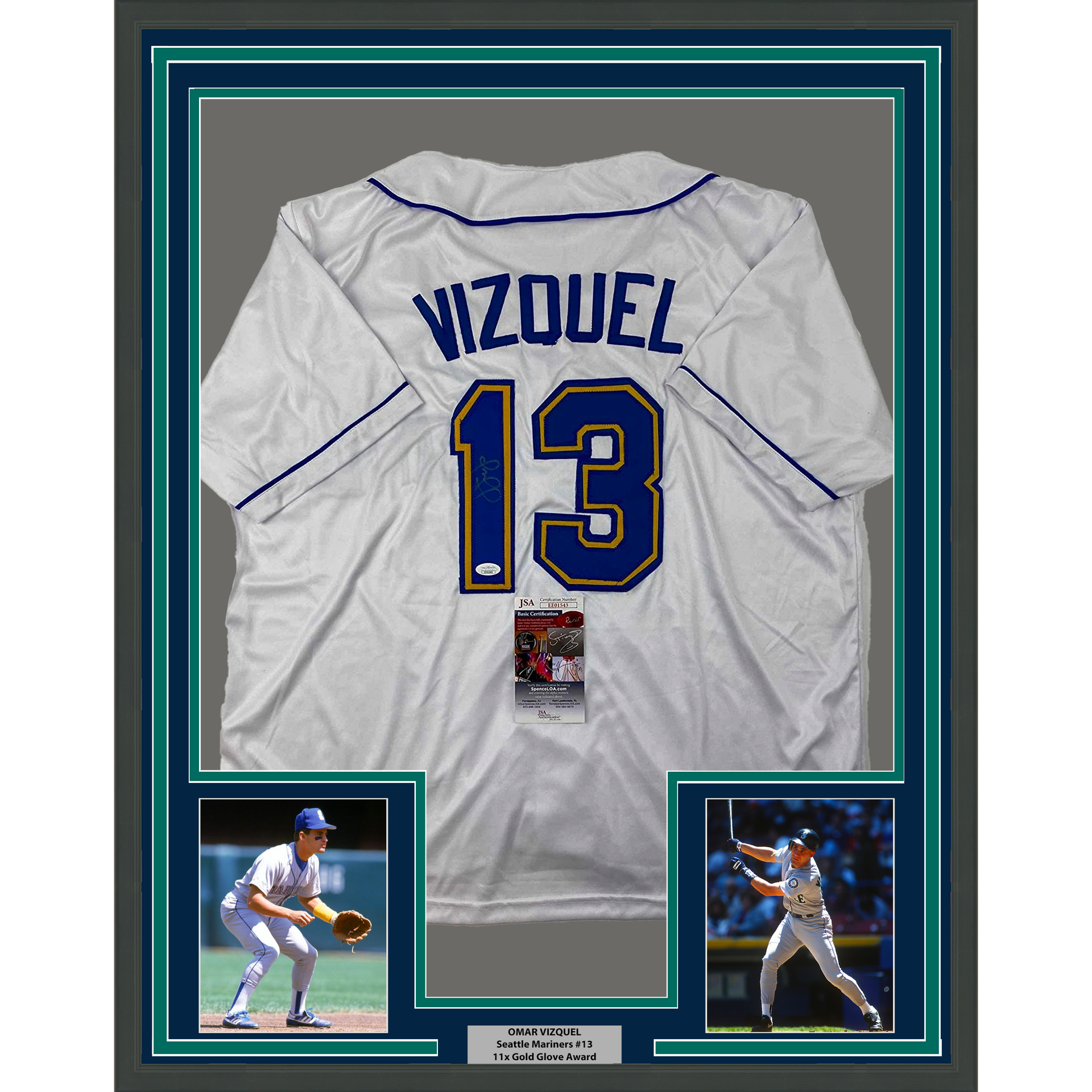 Omar Vizquel Signed Jersey (JSA)