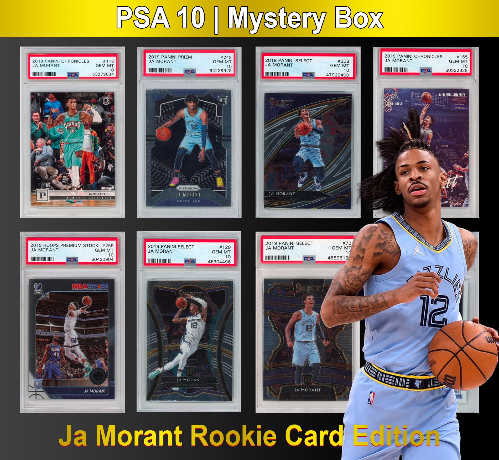 Ja Morant 2019 Panini Hoops Rookie #259 - 2019 - US