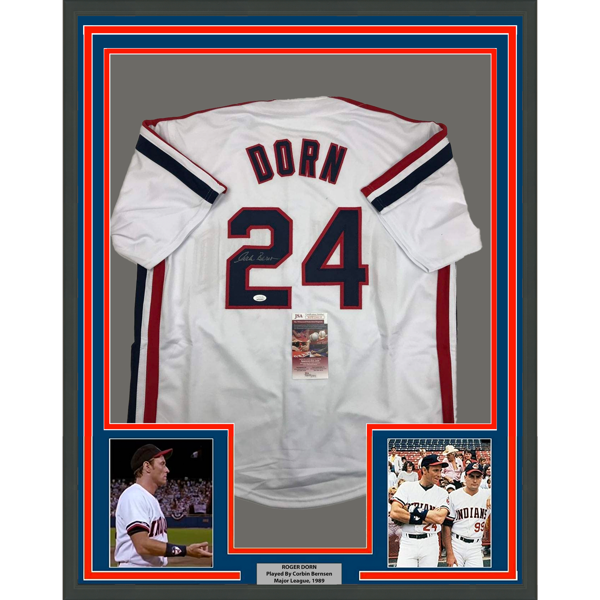 Autographed/Signed Charlie Sheen Wild Thing Ricky Vaughn Major League Movie  Baseball Jersey JSA COA at 's Sports Collectibles Store