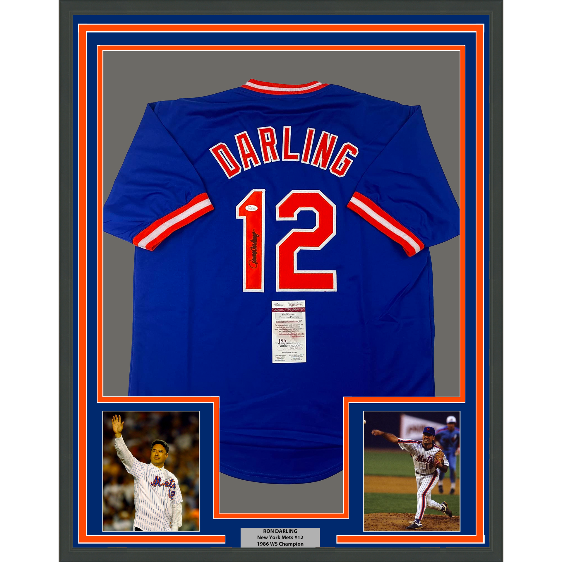 Autographed/Signed Andre Dawson Chicago Blue Pinstripe Baseball Jersey JSA  COA at 's Sports Collectibles Store