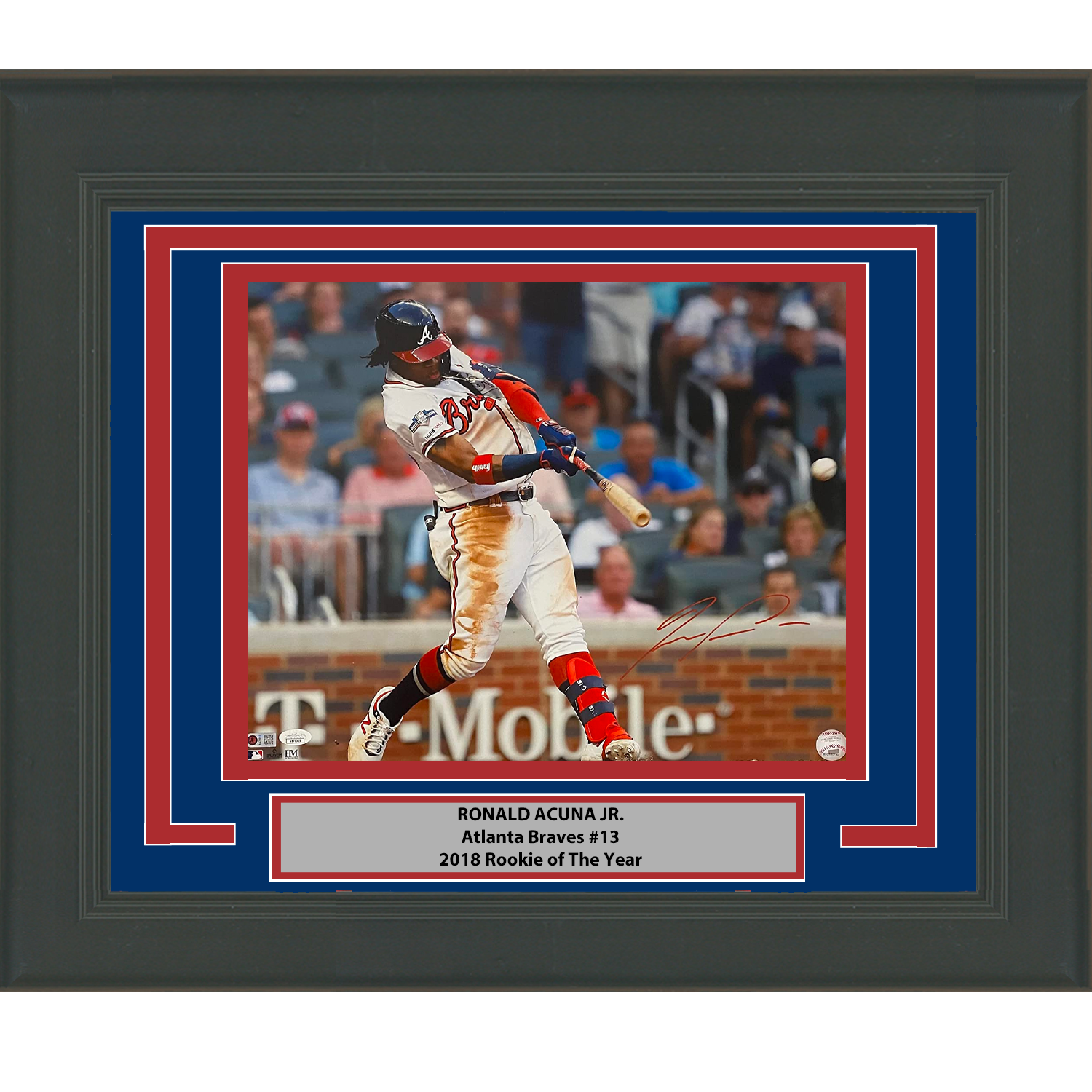 Ronald Acuna Jr Autographed and Framed Atlanta Braves Jersey