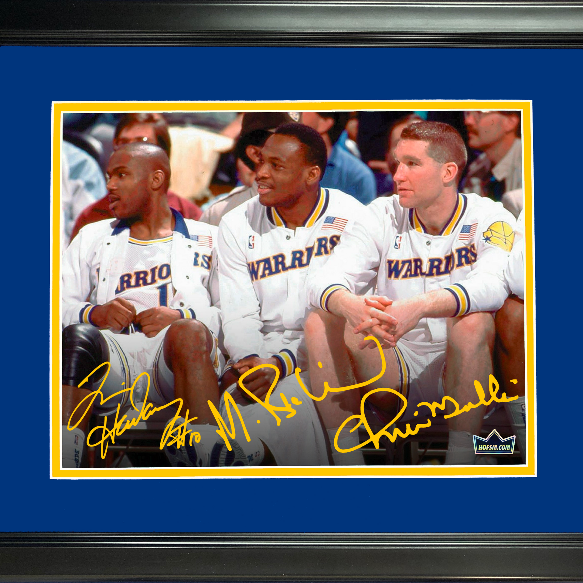 Golden State Warriors Chris Mullin, Tim Hardaway & Mitch Richmond  Autographed White Jersey Run TMC Beckett BAS Witness Stock #216817 - Mill  Creek Sports