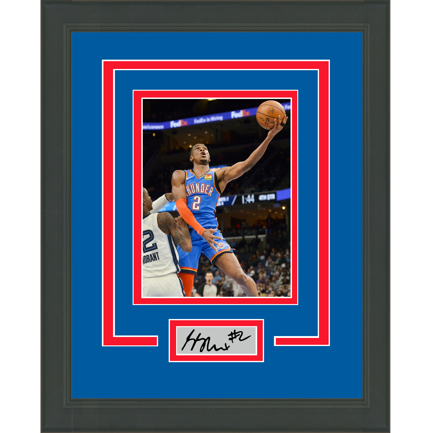 SHAI GILGEOUS-ALEXANDER Signed 11x14 Photo BAS COA Autograph #BH047746 OKC