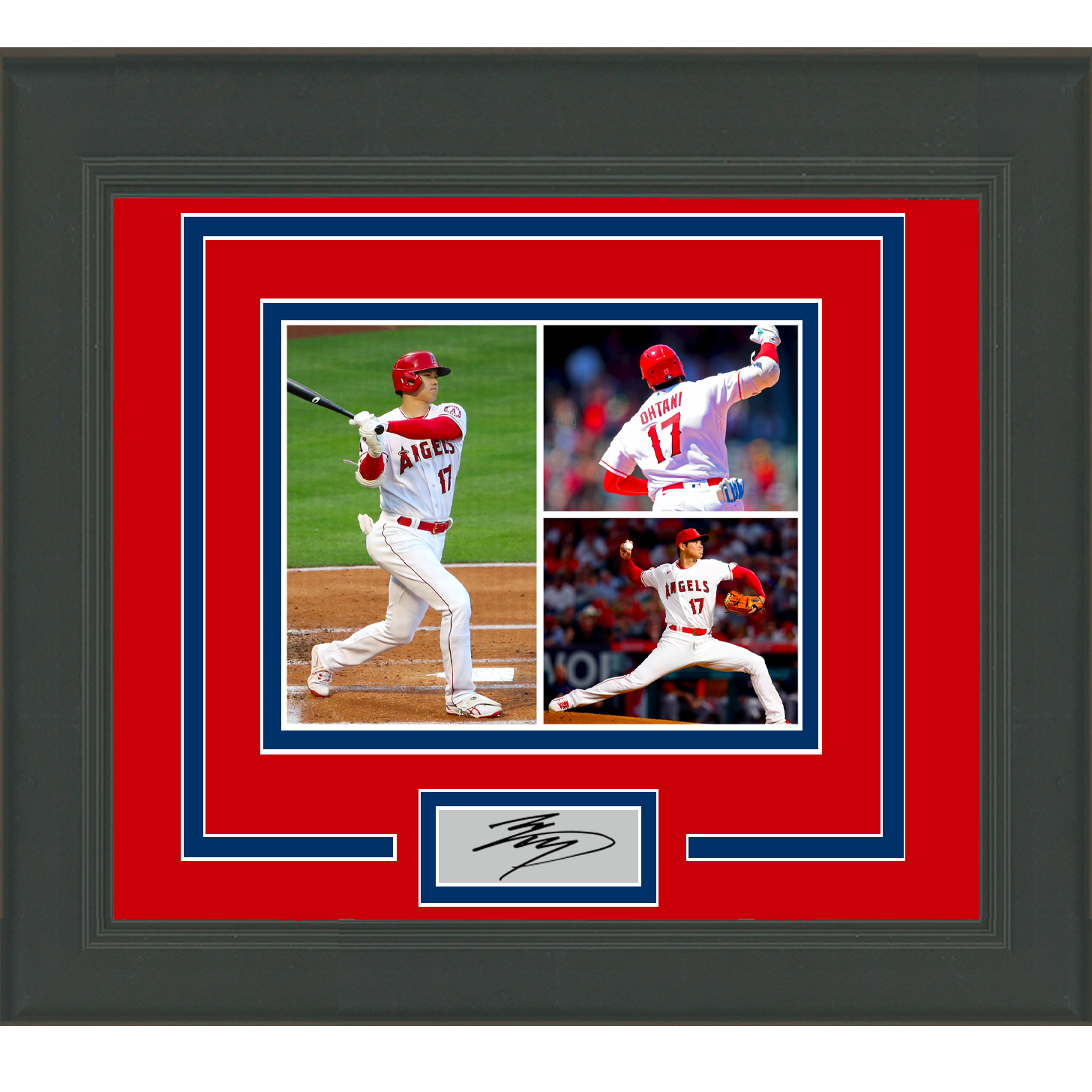 Shohei Ohtani 17 AUTOGRAPHED Los Angeles Angels Majestic 