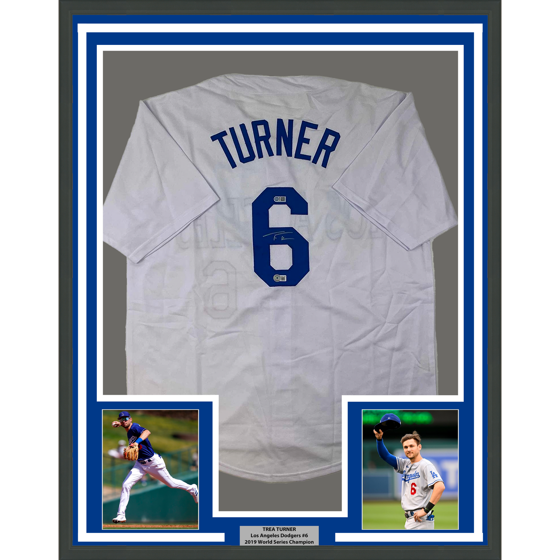 Trea Turner Signed Los Angeles Dodgers Jersey PSA DNA Coa Autographed