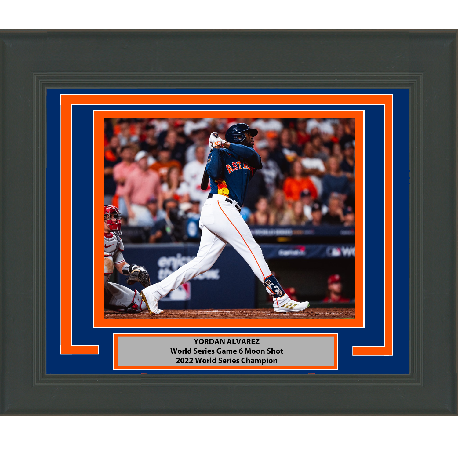 Yordan Alvarez Houston Astros 2022 World Series Champions Orange