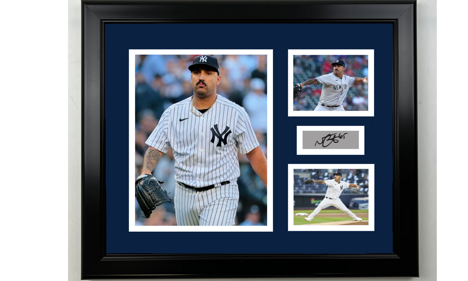 Framed Nestor Cortes Jr. New York Yankees Facsimile Laser Engraved Signature  Baseball 15x12 3 Photo Collage - Hall of Fame Sports Memorabilia
