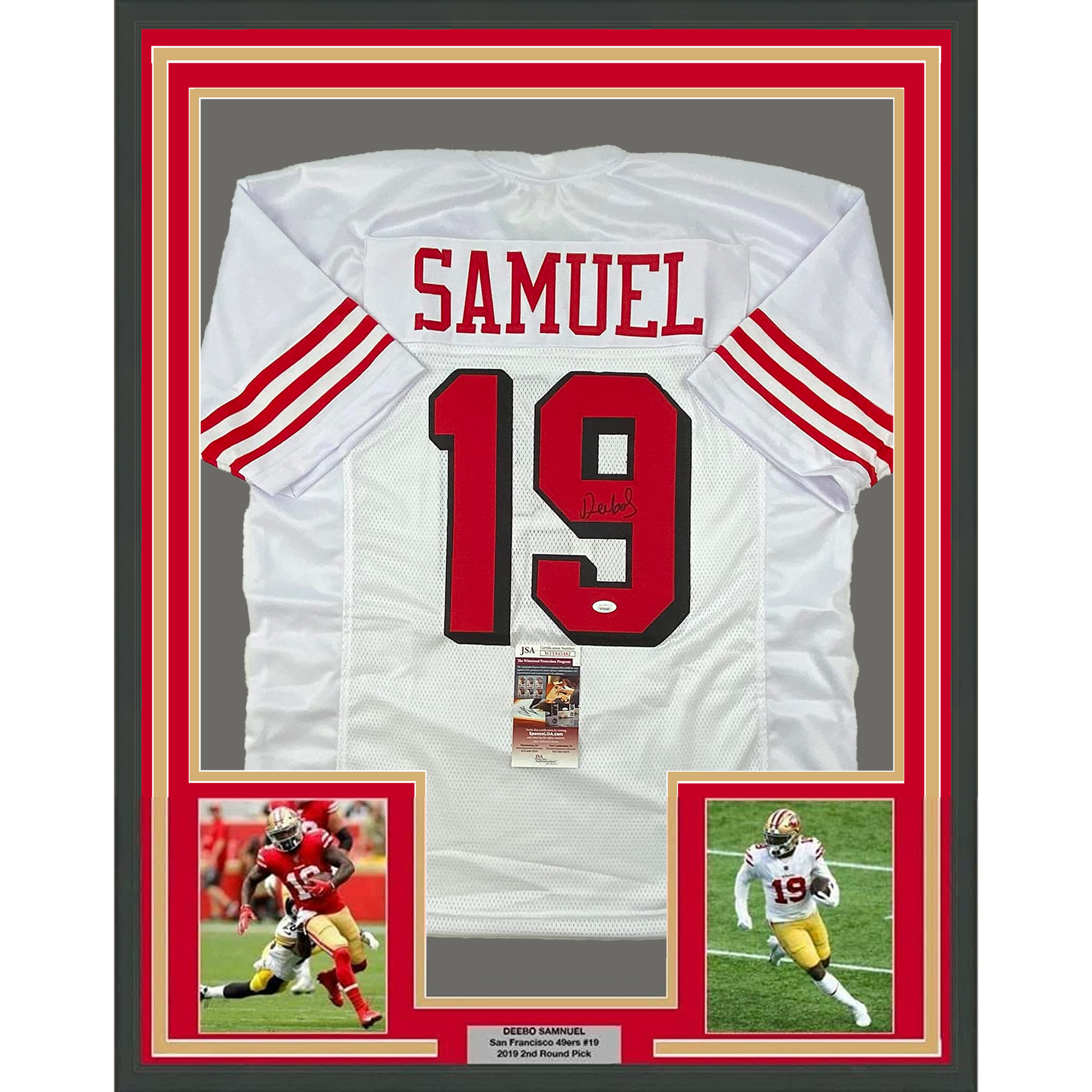 Framed Deebo Samuel San Francisco 49ers Autographed 8 x 10