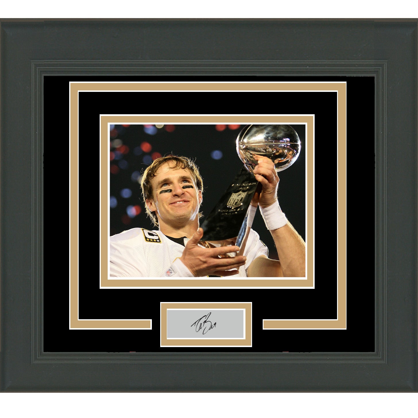 Drew Brees Autographed New Orleans Saints 16x20 Photo - BAS COA