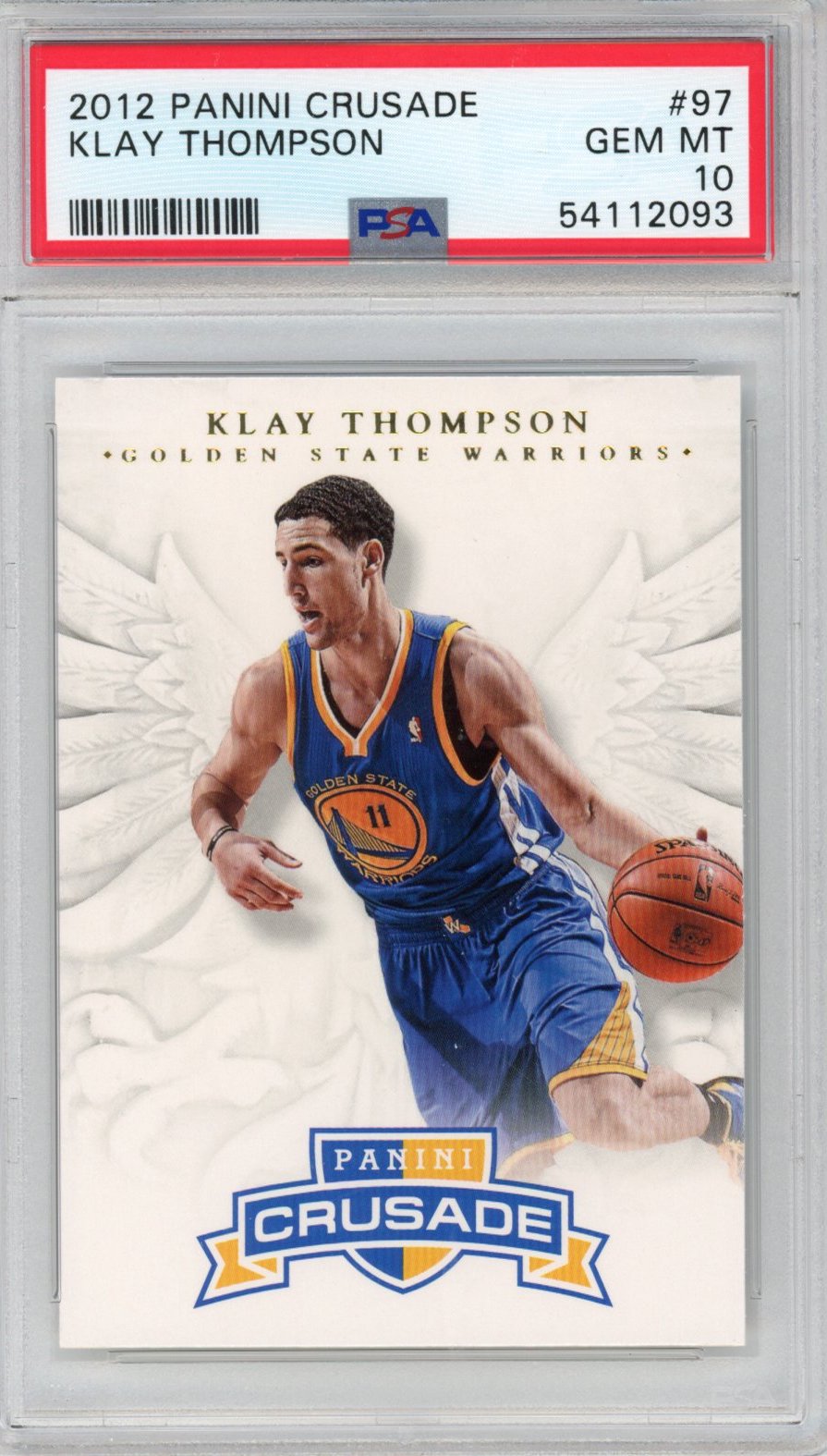 Klay Thompson Auto Panini Rookie PSA-