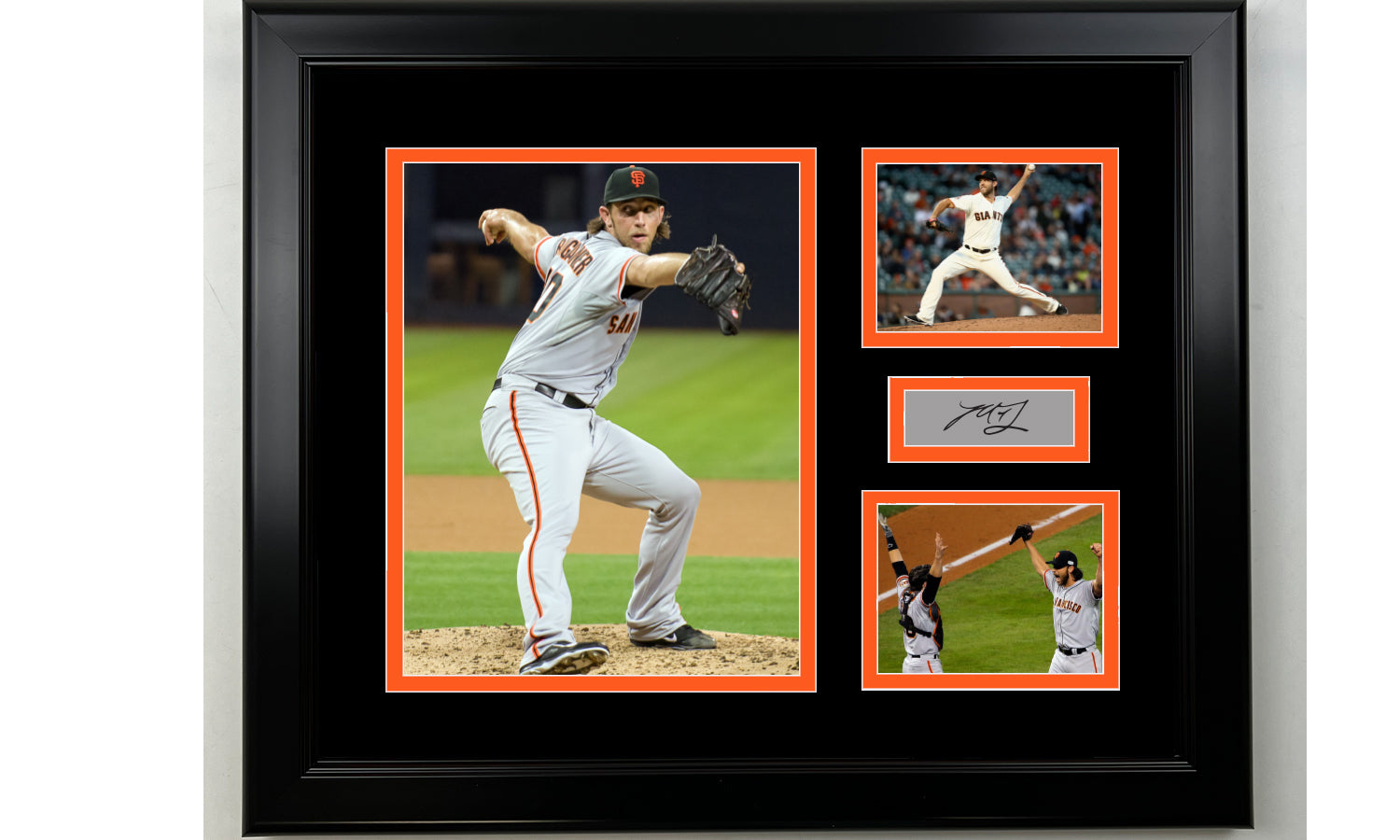 Madison Bumgarner Autographed and Framed San Francisco Giants Jersey