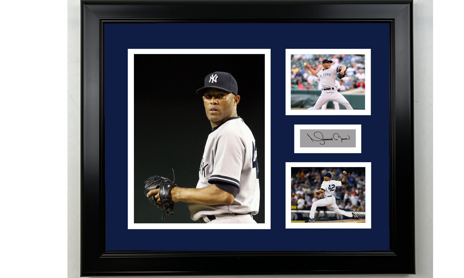 Mariano Rivera Autographed and Framed New York Yankees Jersey