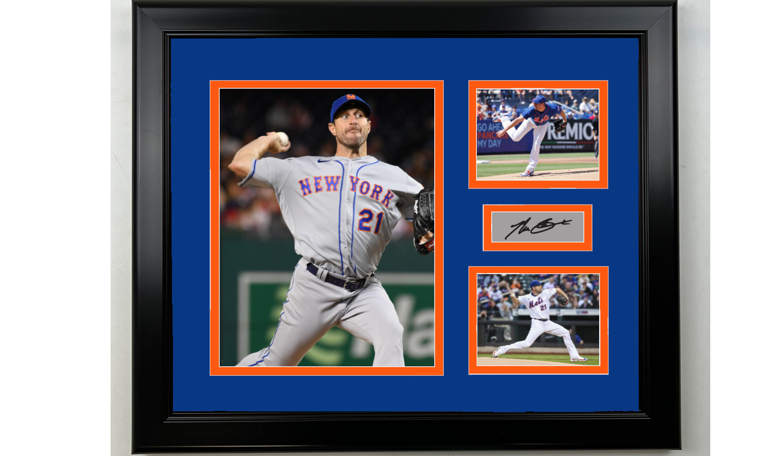 Framed Max Scherzer New York Mets Facsimile Laser Engraved Signature  Baseball 15x12 3 Photo Collage - Hall of Fame Sports Memorabilia