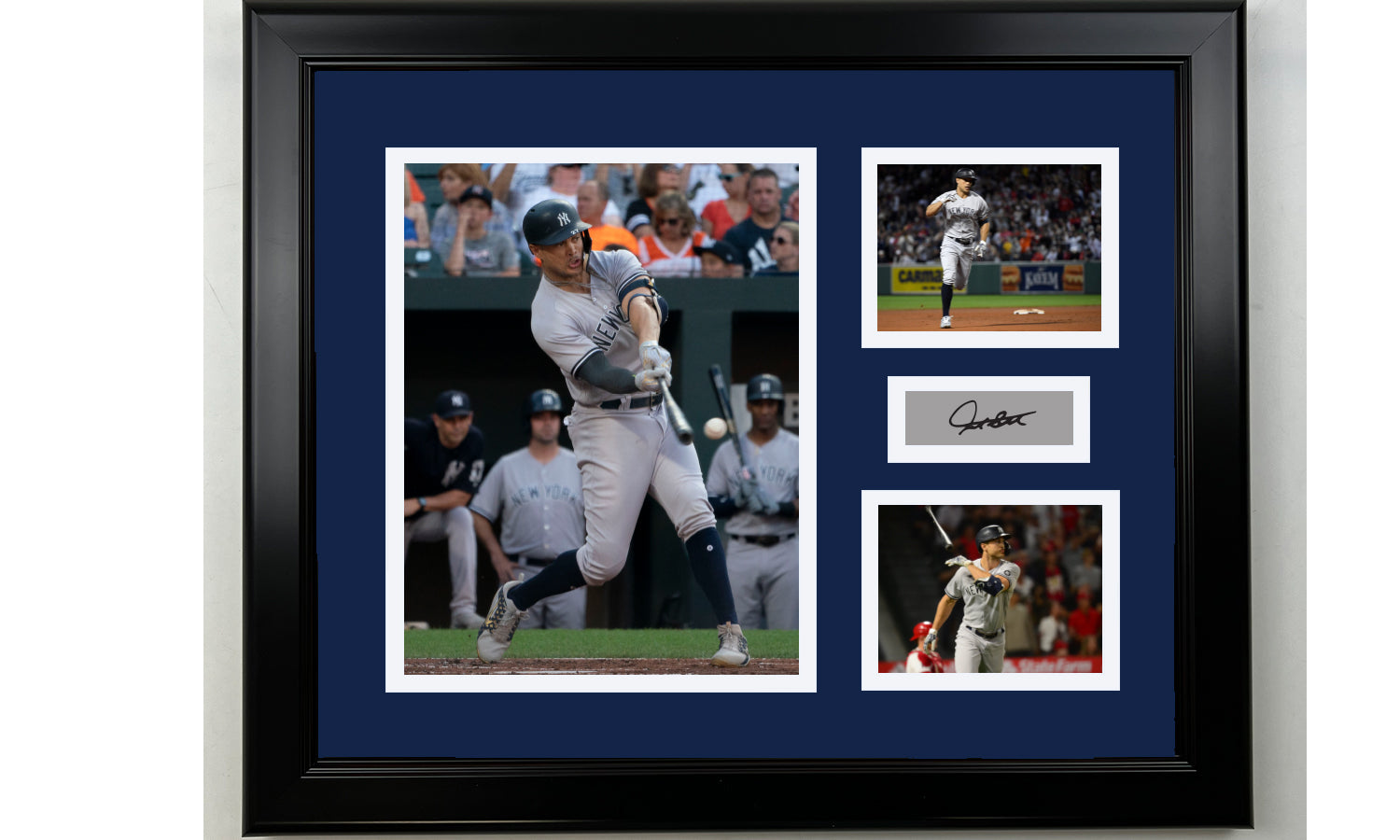 Framed Aaron Judge & Giancarlo Stanton New York Yankees Dual Facsimile  Laser Engraved Signature Auto 12x15 Baseball Photo HOFSM Holo - Hall of  Fame Sports Memorabilia