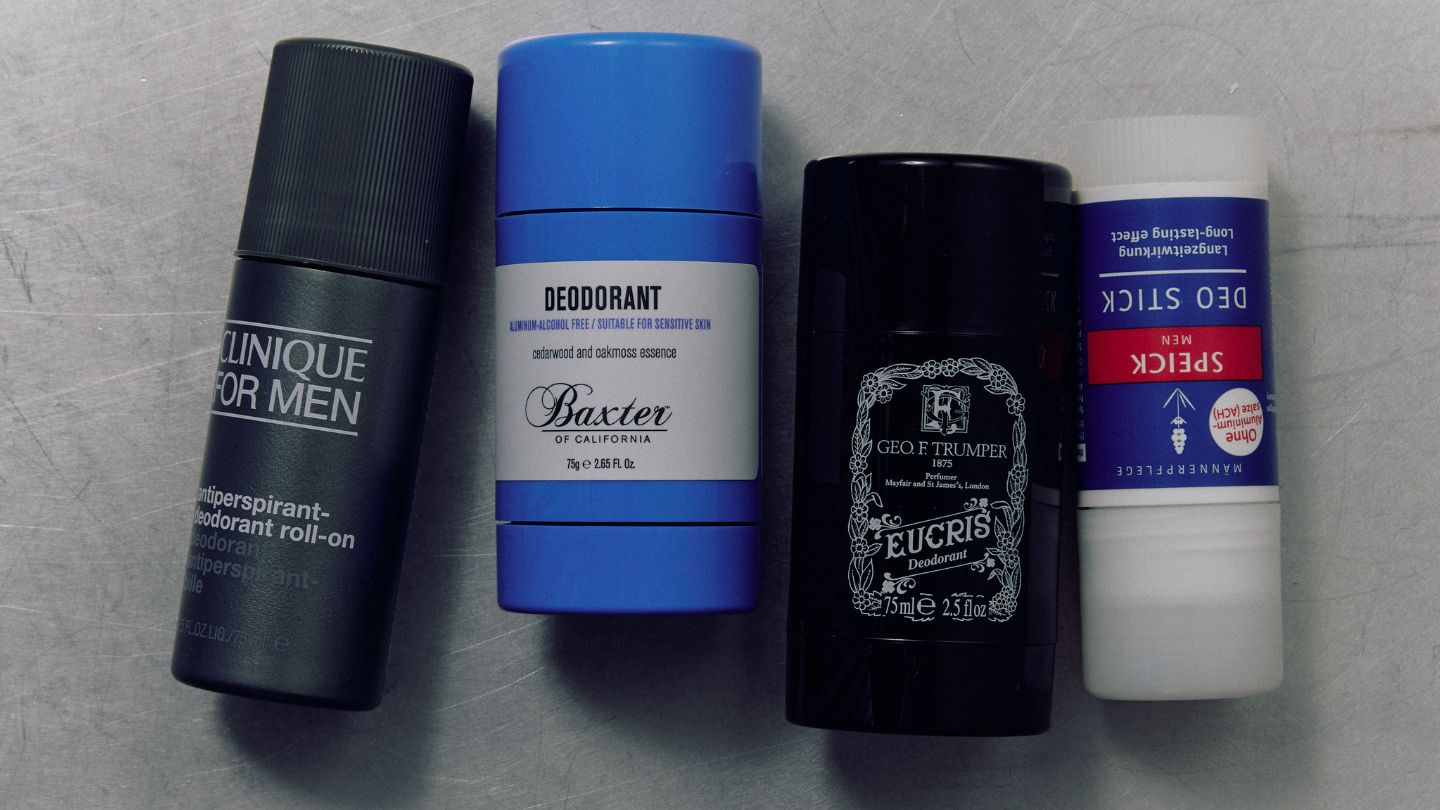 mixed deodorants baxter geo trumper Clinique