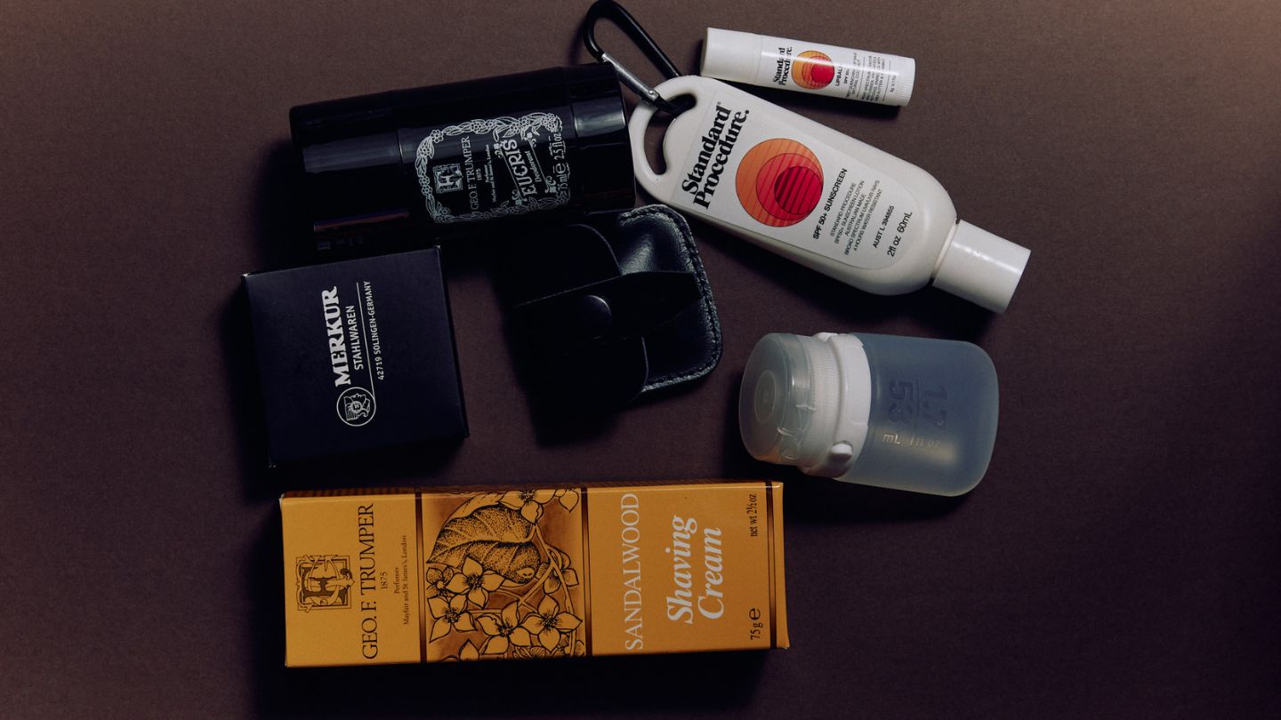 grooming products to pack for travel trumper