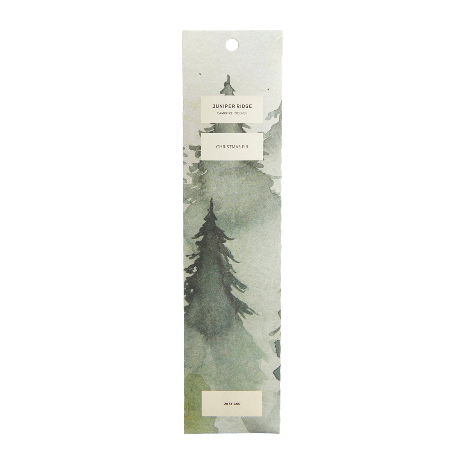 Juniper Ridge Christmas Fir Campfire Incense, 20pcs