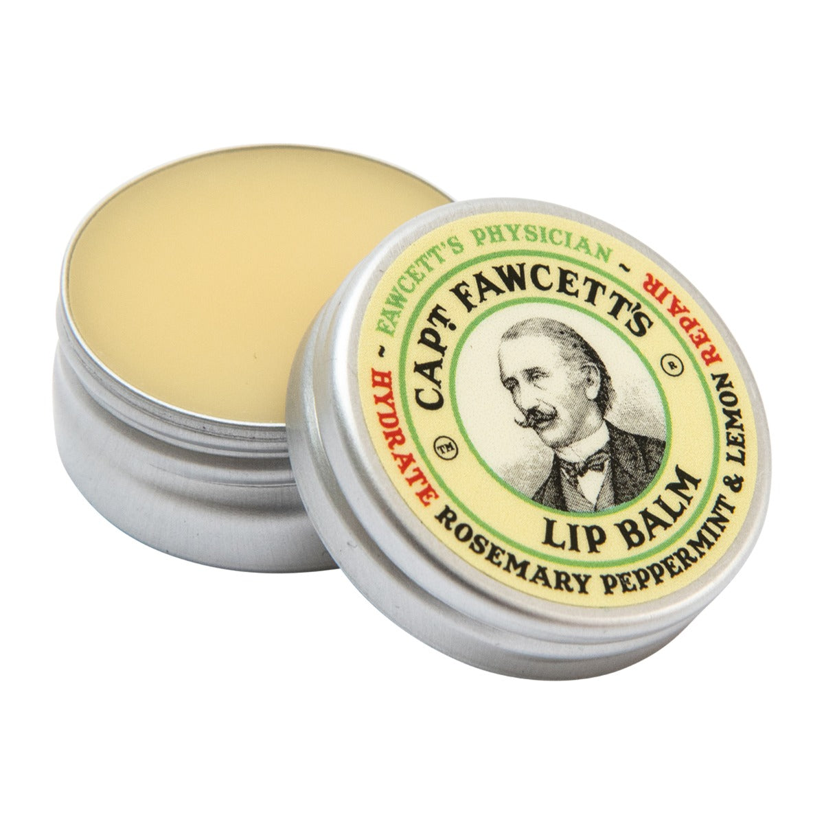 Captain Fawcett's Physician Lip Balm: Rosemary, Peppermint & Lemon, 10ml