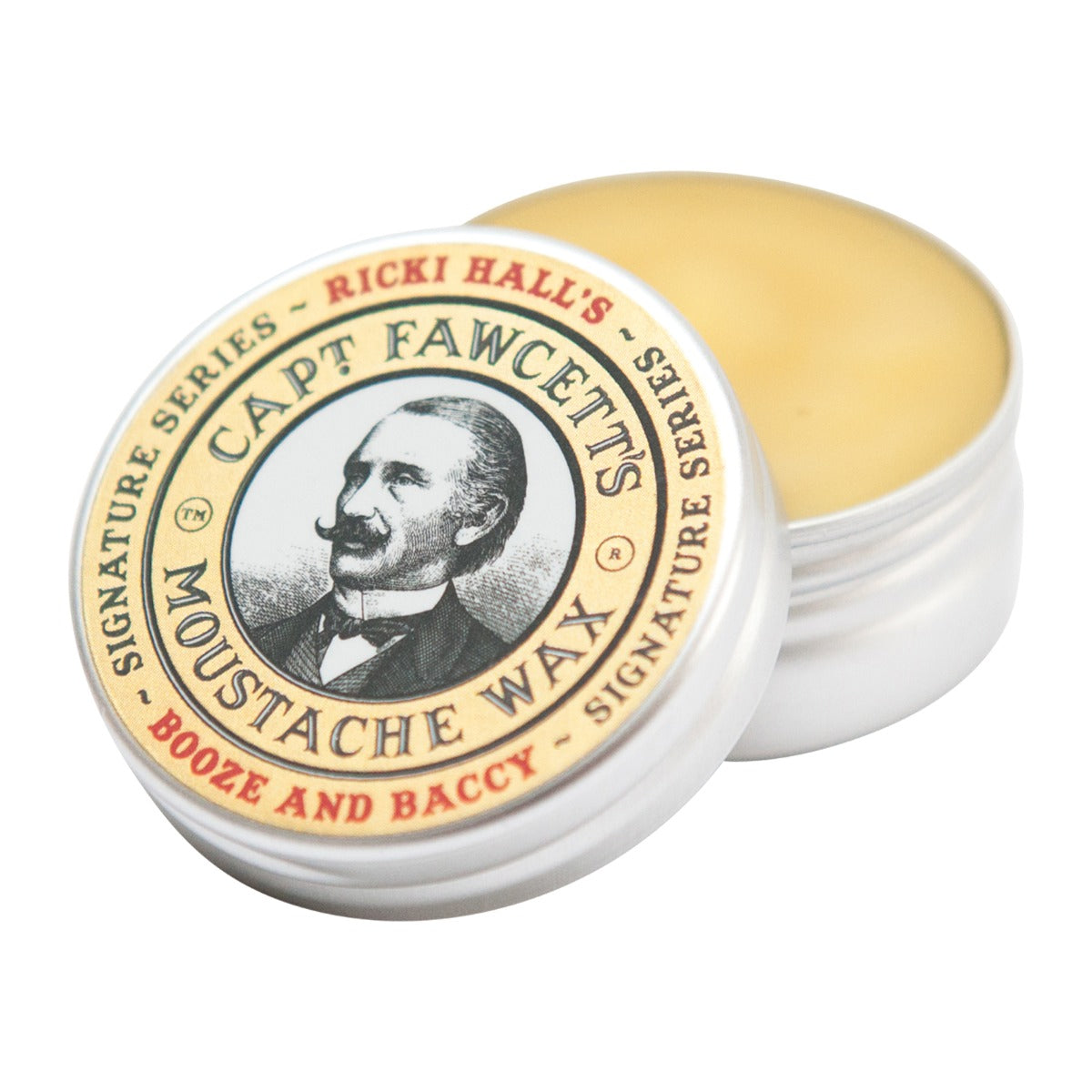 Captain Fawcett's Booze & Baccy Moustache Wax by Ricki Hall, 15ml