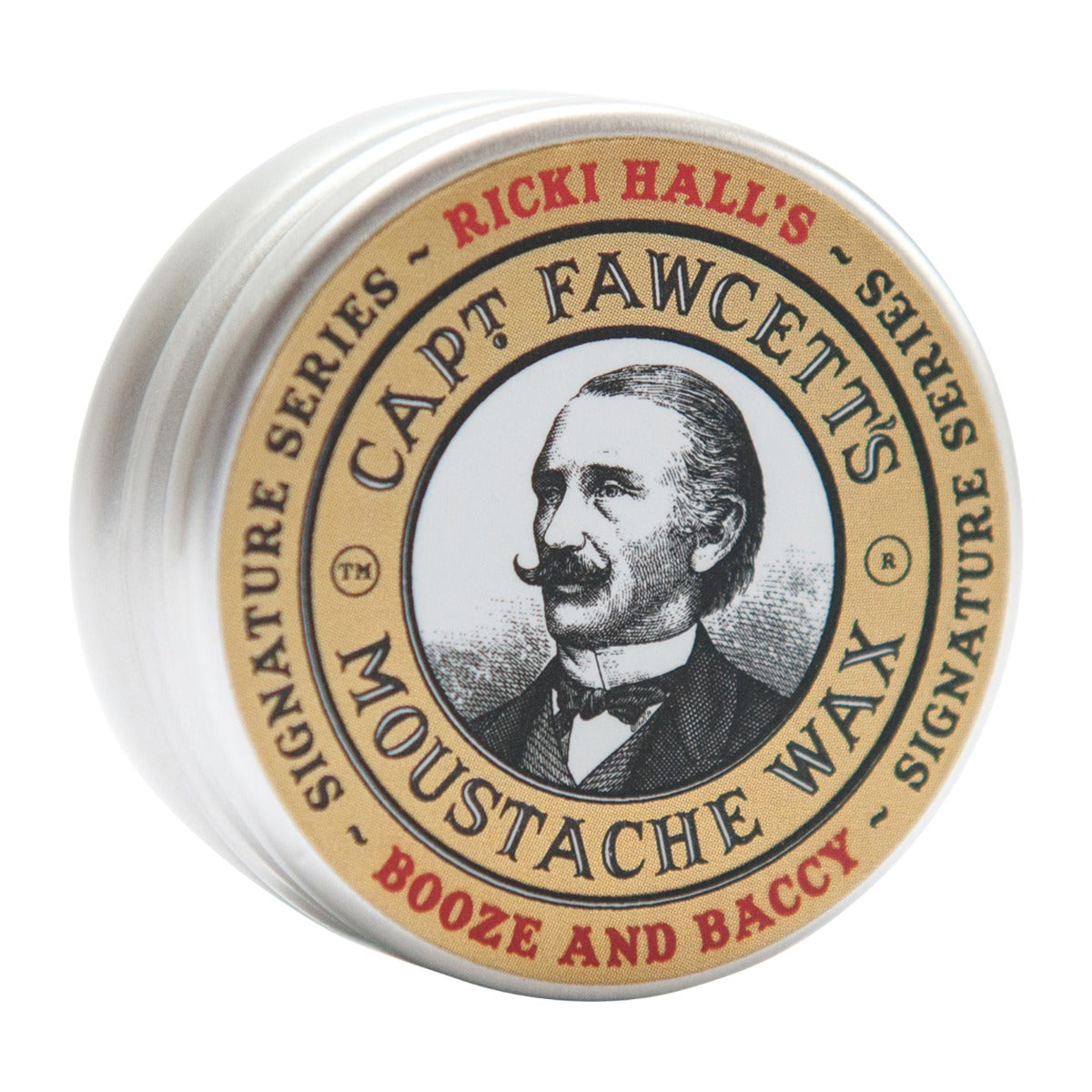 Captain Fawcett's Booze & Baccy Moustache Wax by Ricki Hall, 15ml