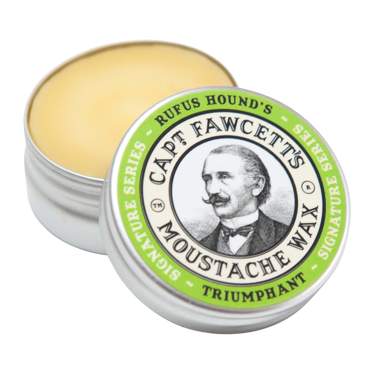 Captain Fawcett's Triumphant Moustache Wax by Rufus Hound, 15ml